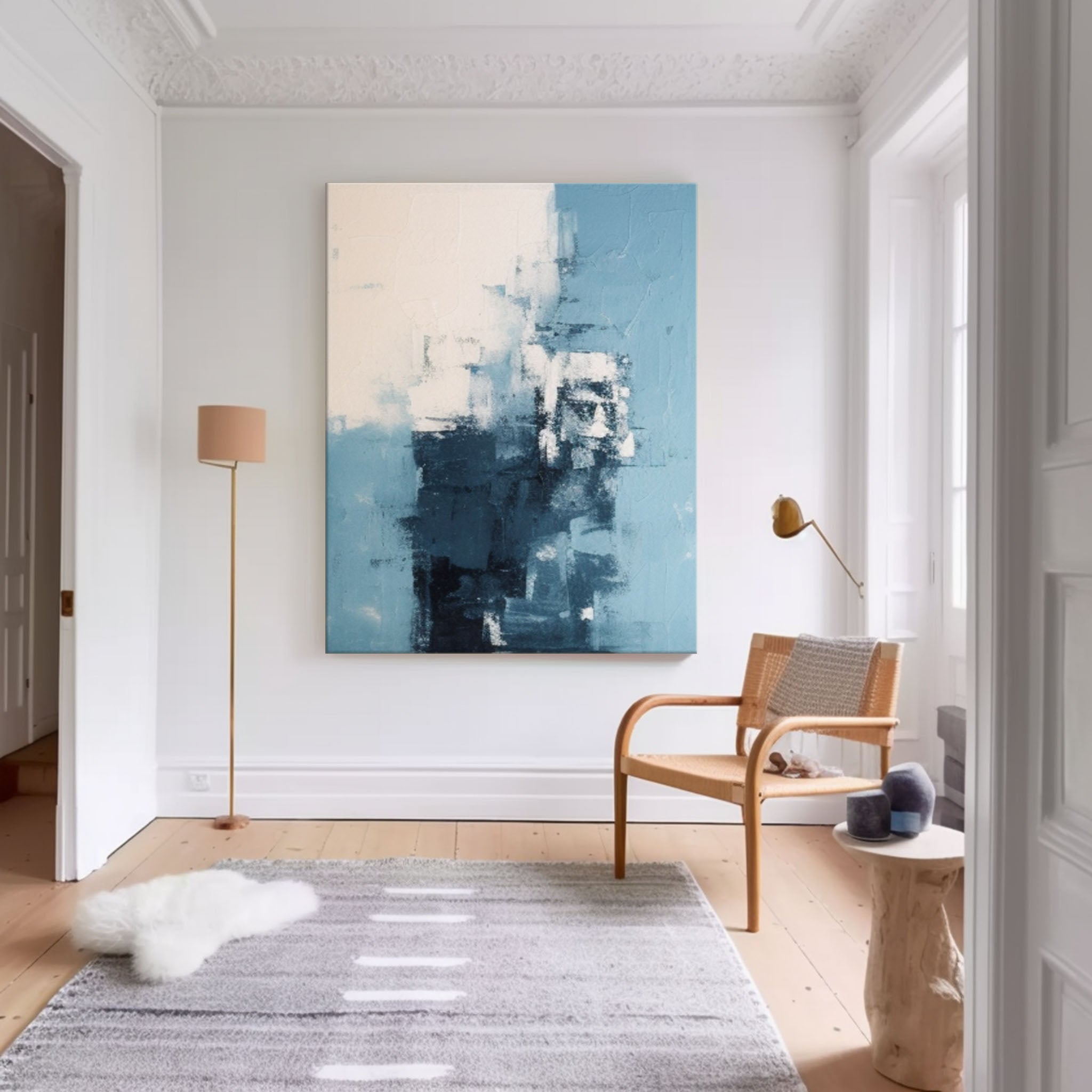 Wall Art Minimalist Block Abstract