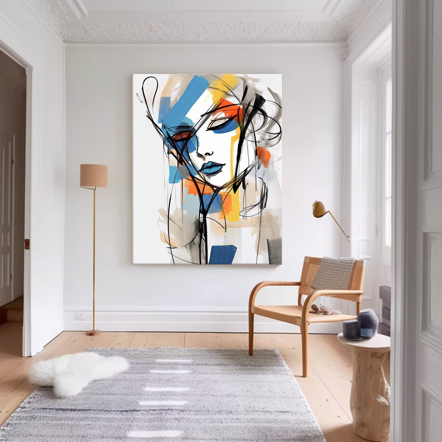 Wall Art People Fashion Abstract Expressive