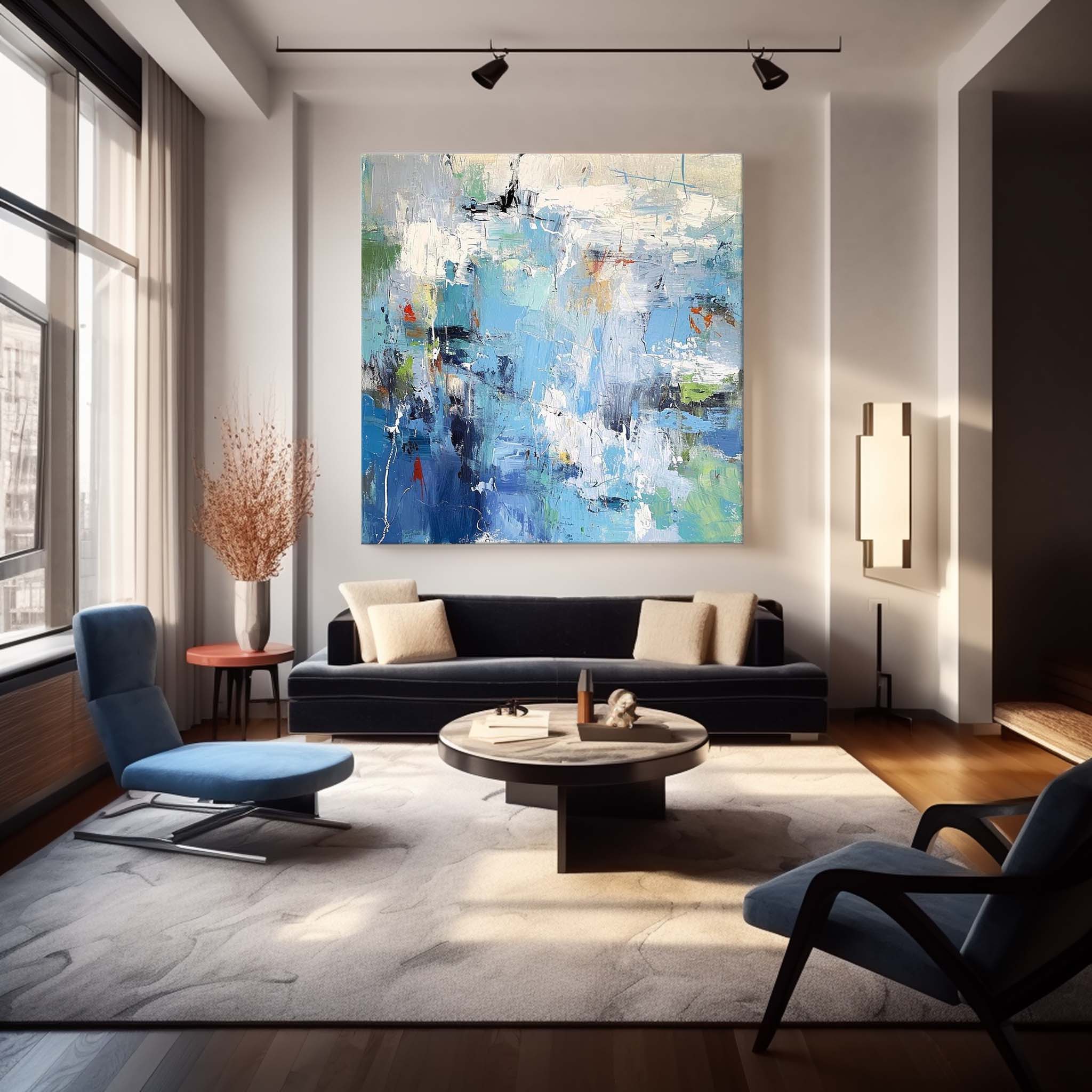 Wall Art Serene Calm Coastal Abstract
