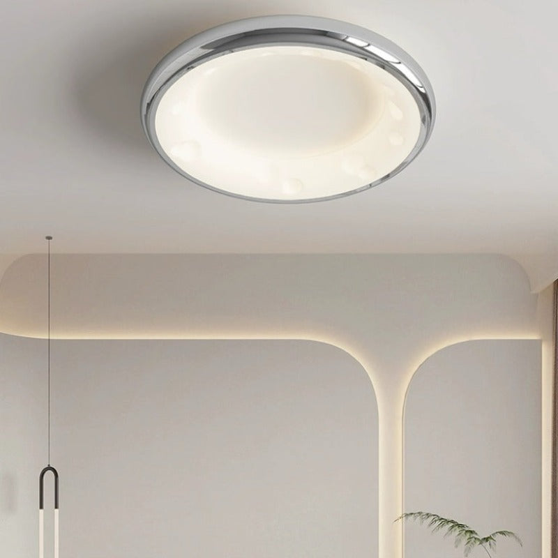 Arisha Modern LED Flush Mount Ceiling Light Metal White Bedroom - Neutralighting