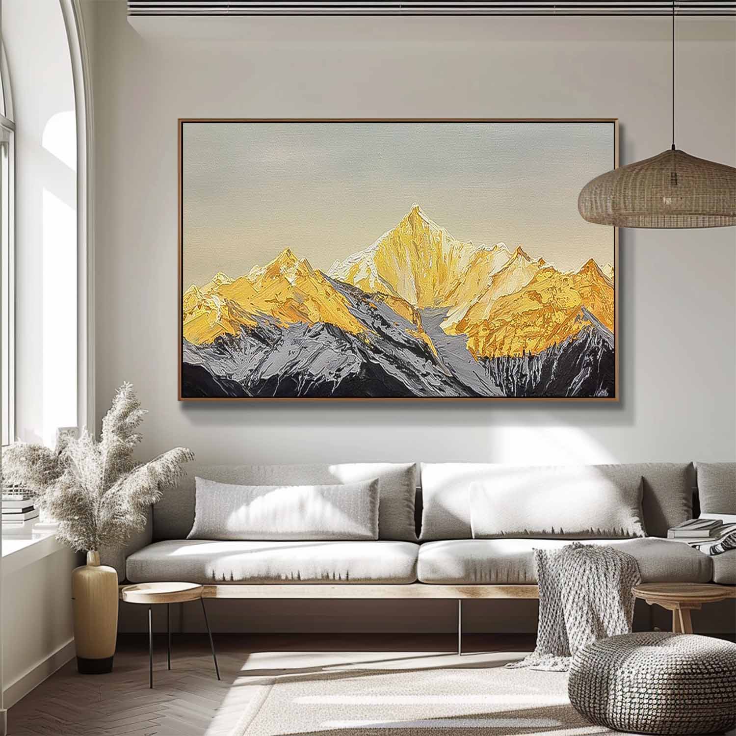 Wall Art Landscape Impasto Contemporary Majestic