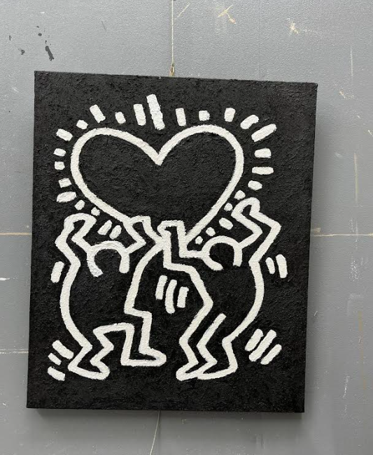 Keith Haring Style Painting KS008 - Neutralighting