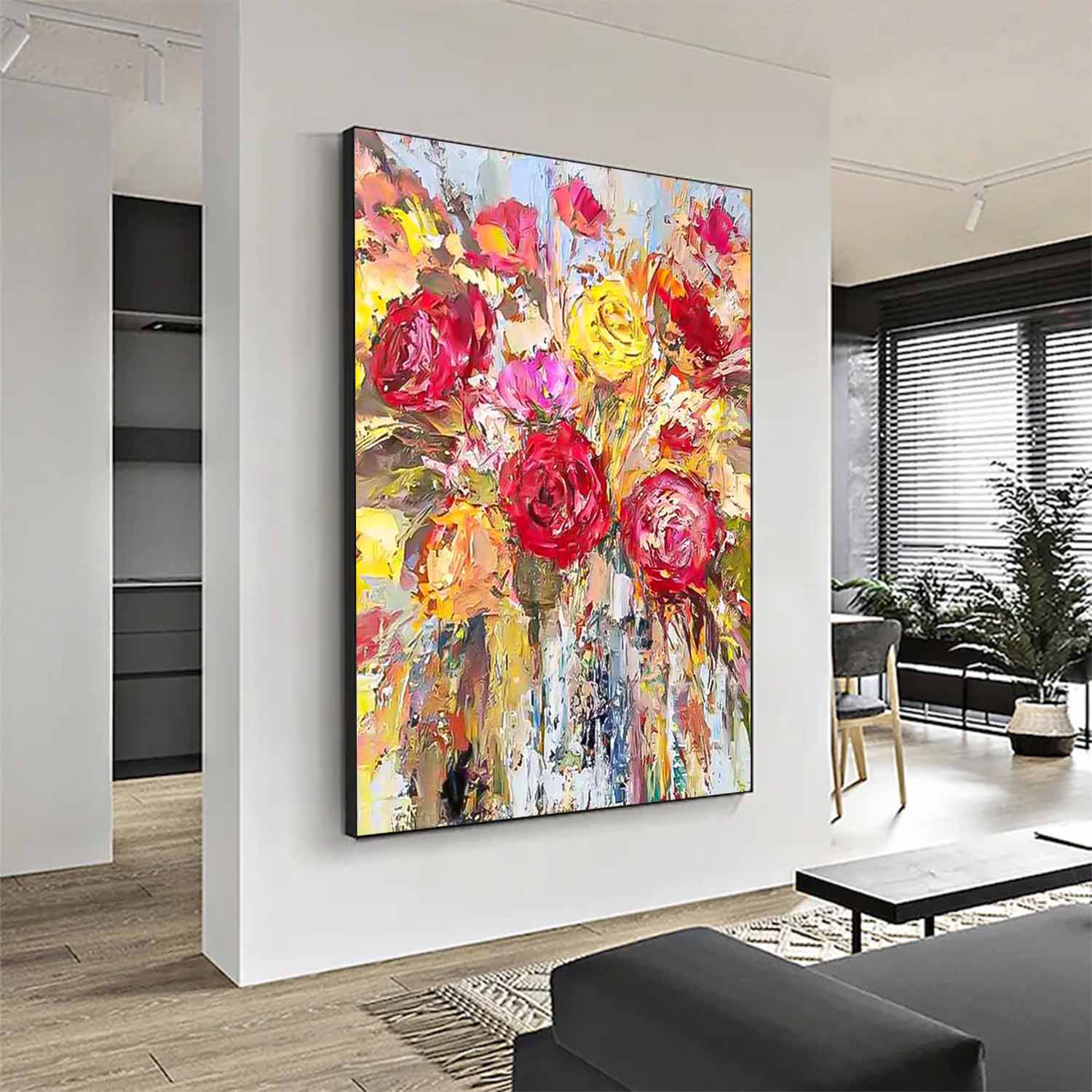 Wall Art Flower Nature Impressionist Cheerful
