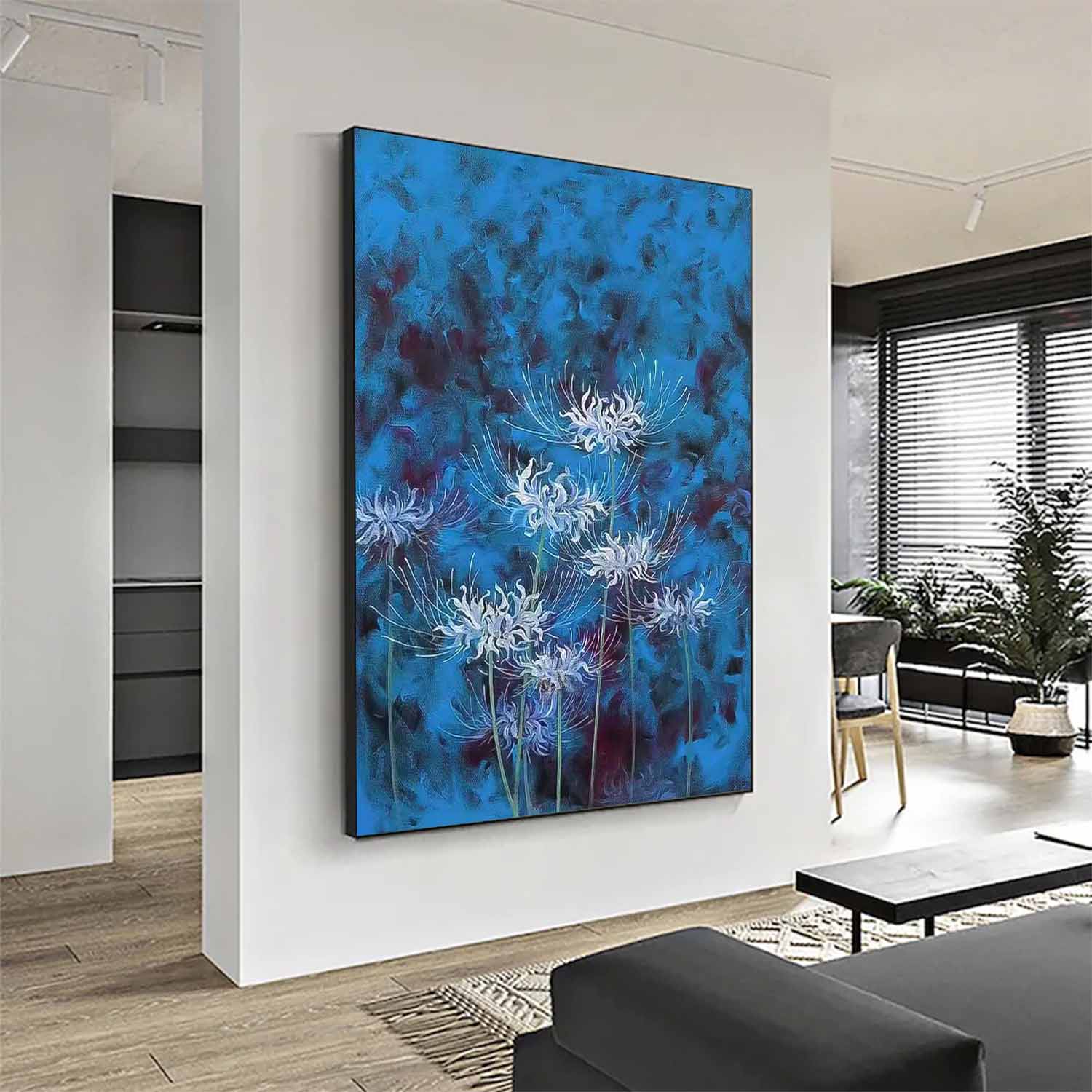 Wall Art Impasto Flower Impressionist Serene