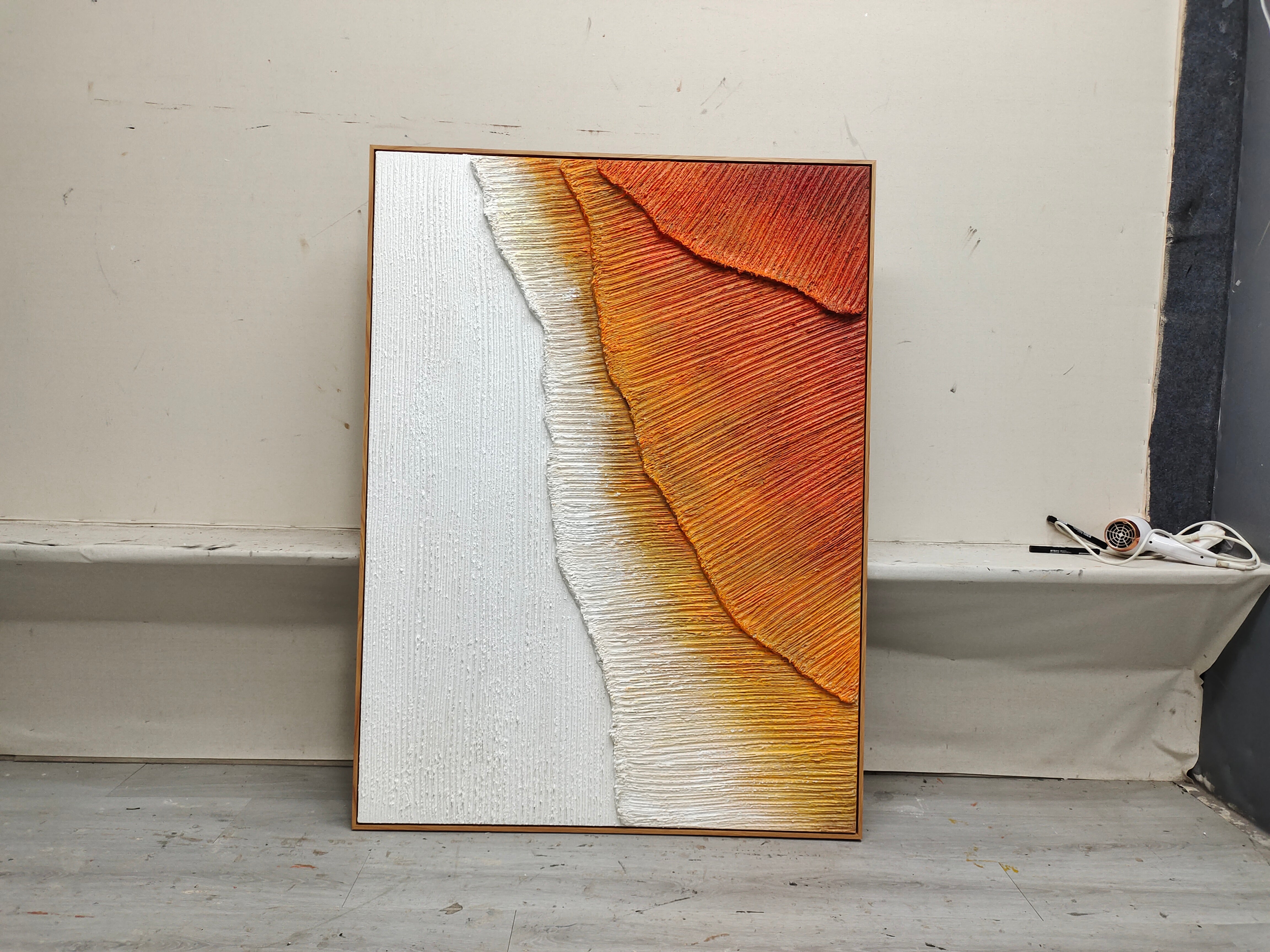 Plaster Art Texture Painting SG263 - Neutralighting