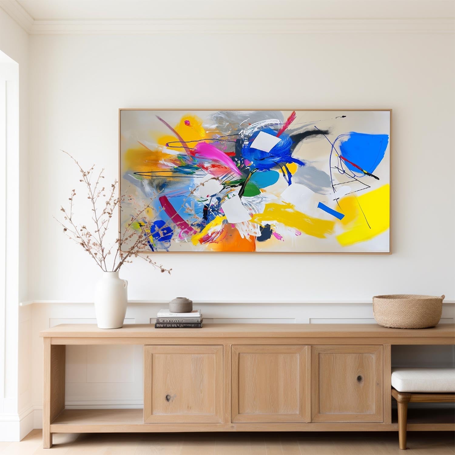 Colorful Abstract Expressionist Modern Painting