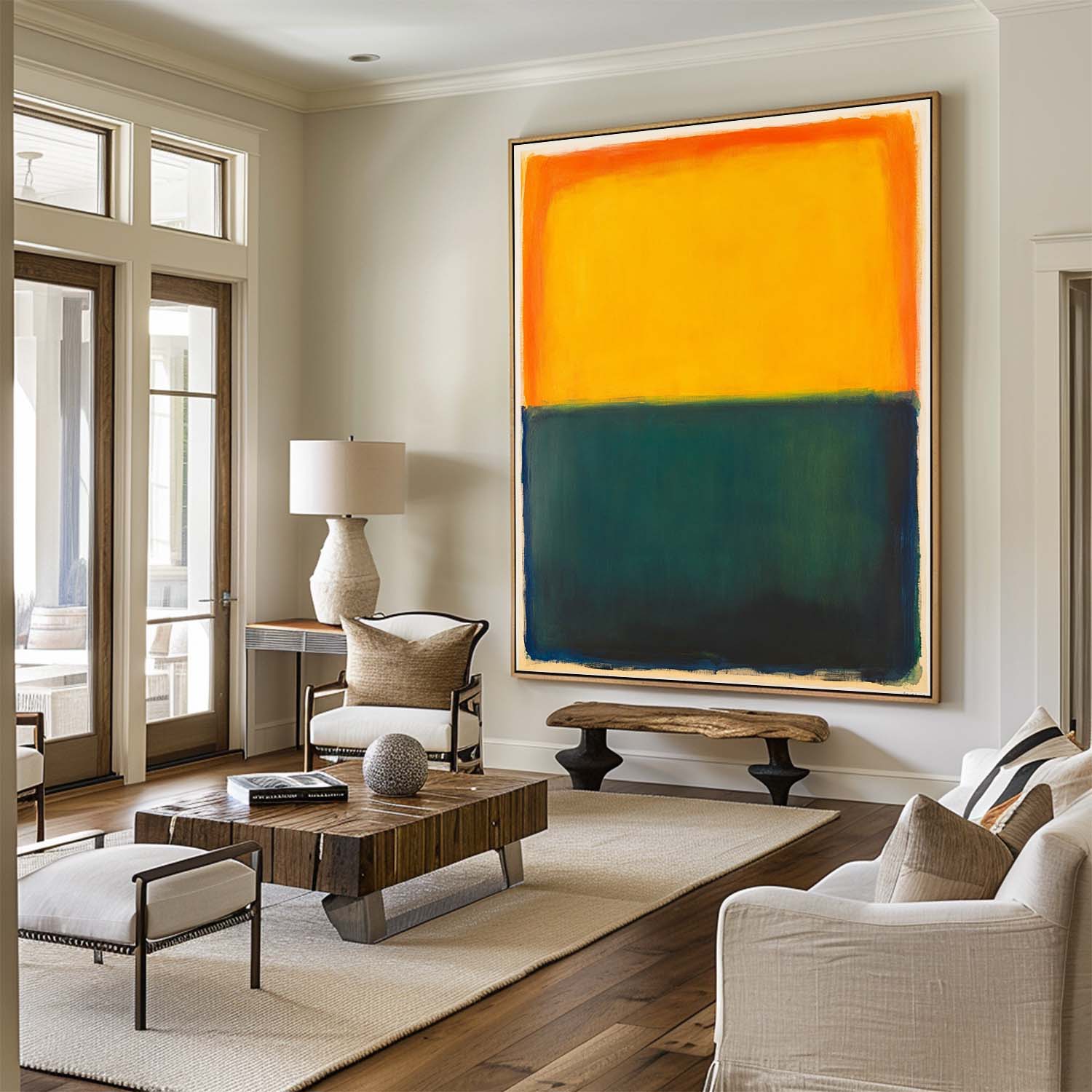 Rothko Inspired Color Block Canvas Wall Art