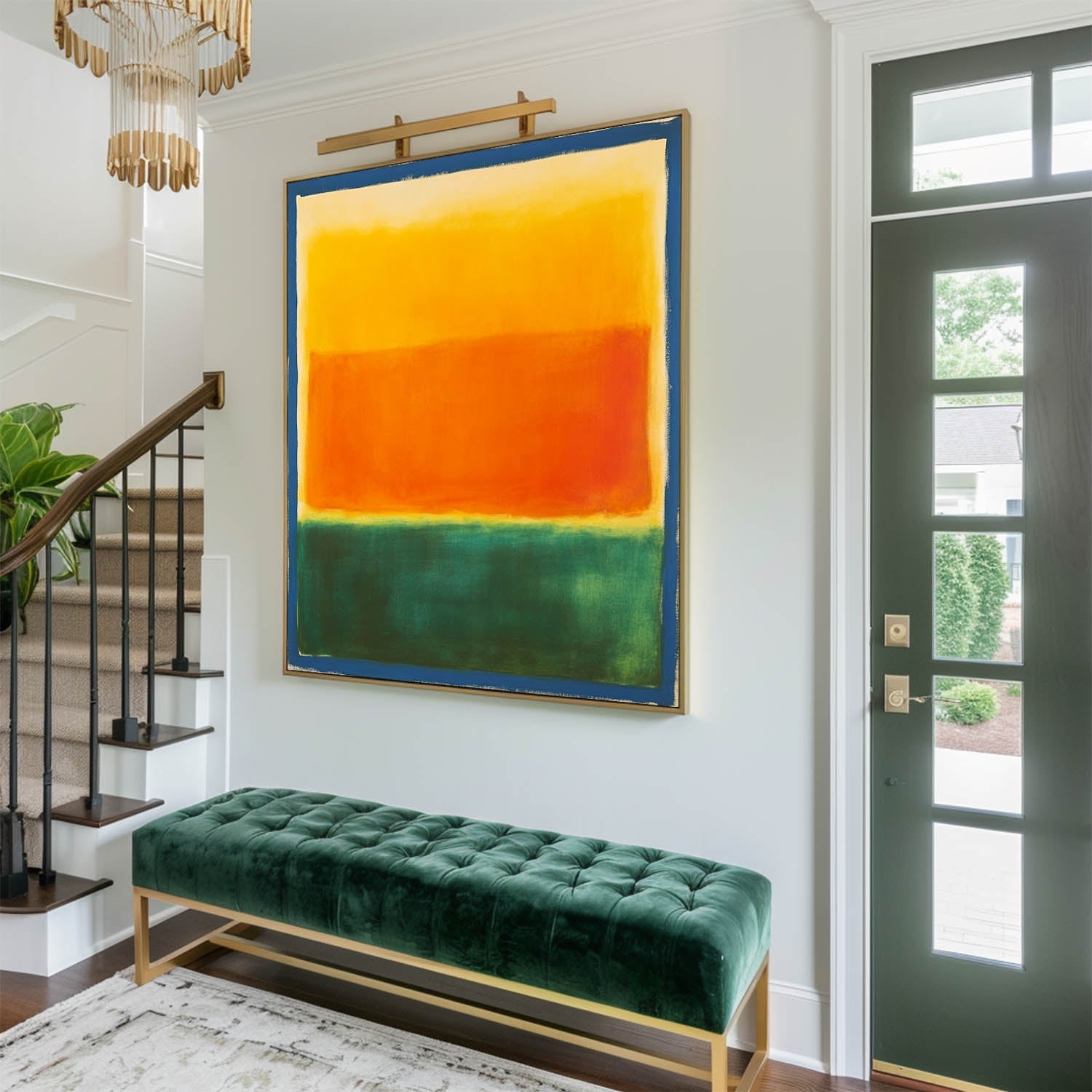Rothko Style Color Field Canvas Wall Art