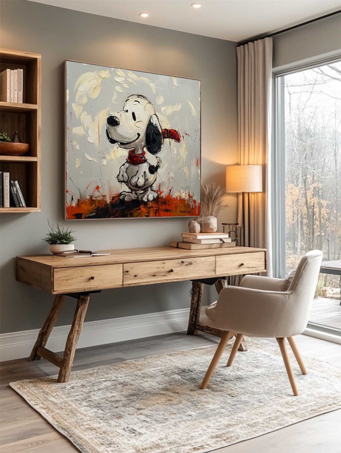 Wall Art Abstract Graffiti Cartoon Romantic