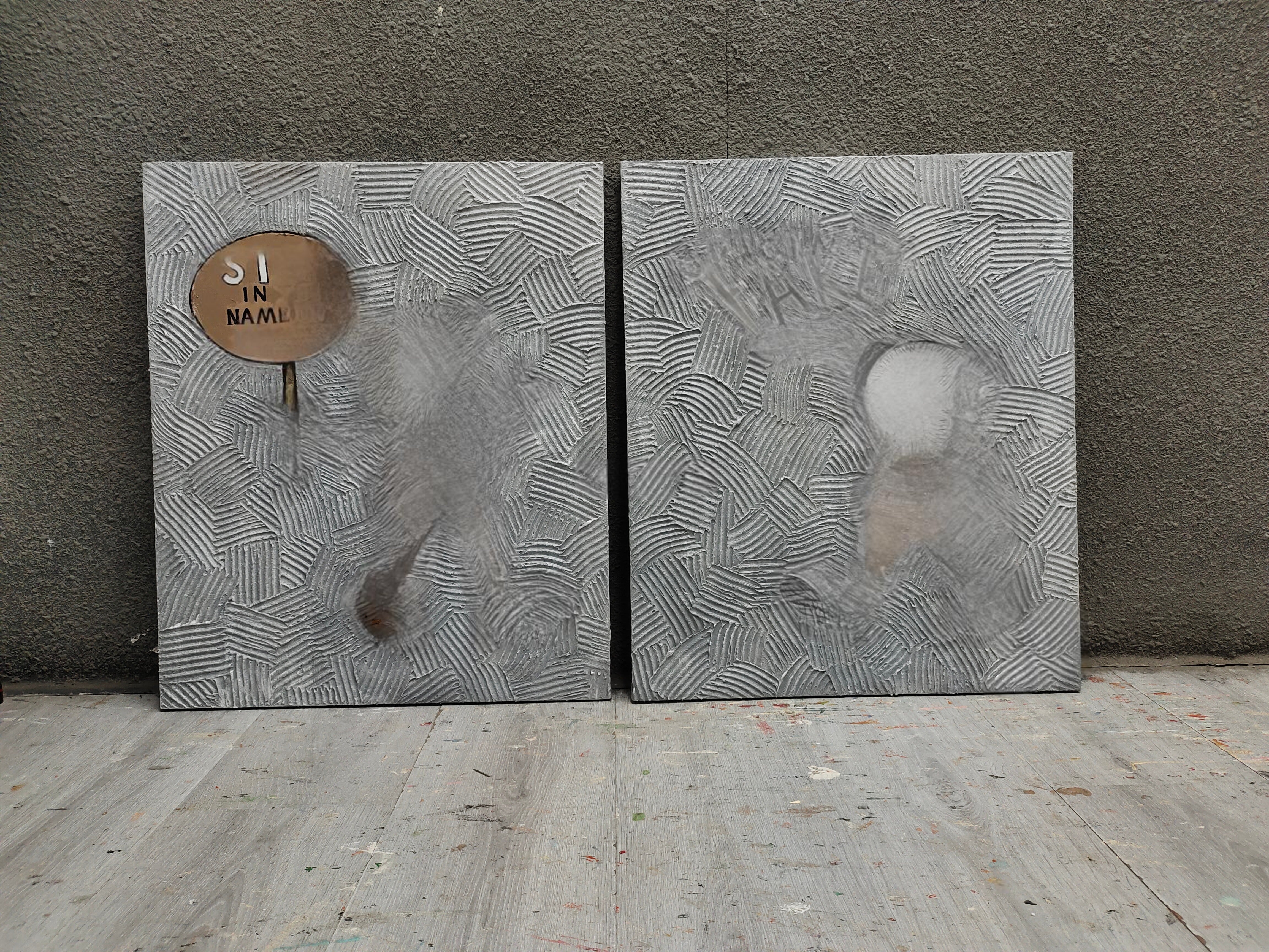 Kaws Companion 2-Piece Pop Art Painting Set