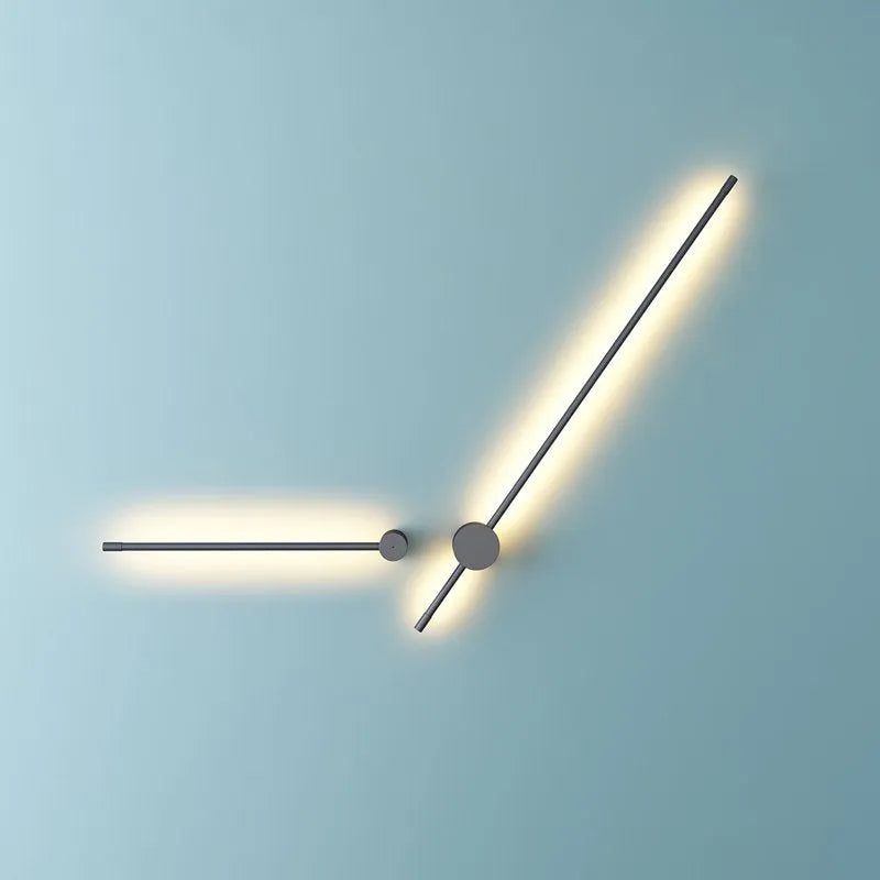 Eonix Minimalist Rotatable Linear Outdoor Wall Lamp, Black - Neutralighting