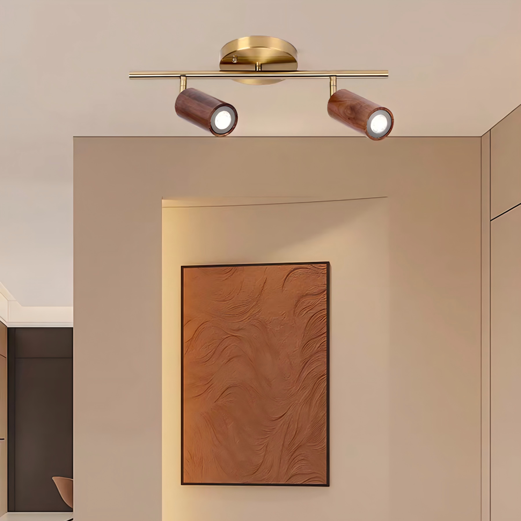 Liora Wooden LED Track Light