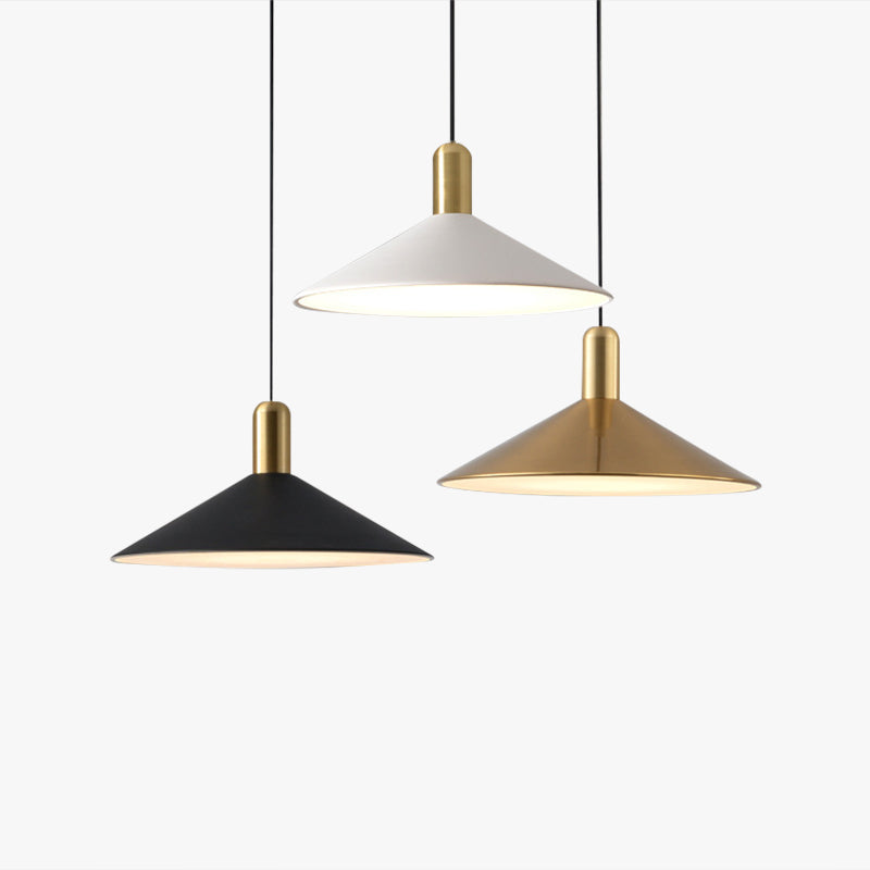 Aria Vintage Umbrella Monochrome Pendant Light