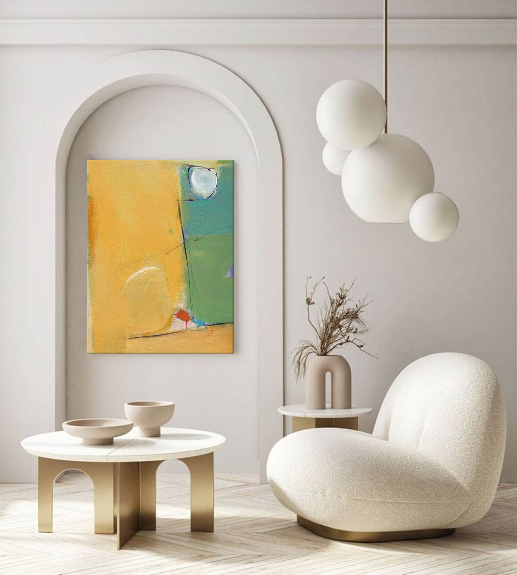 Wall Art Minimalist Geometric Bold Energetic