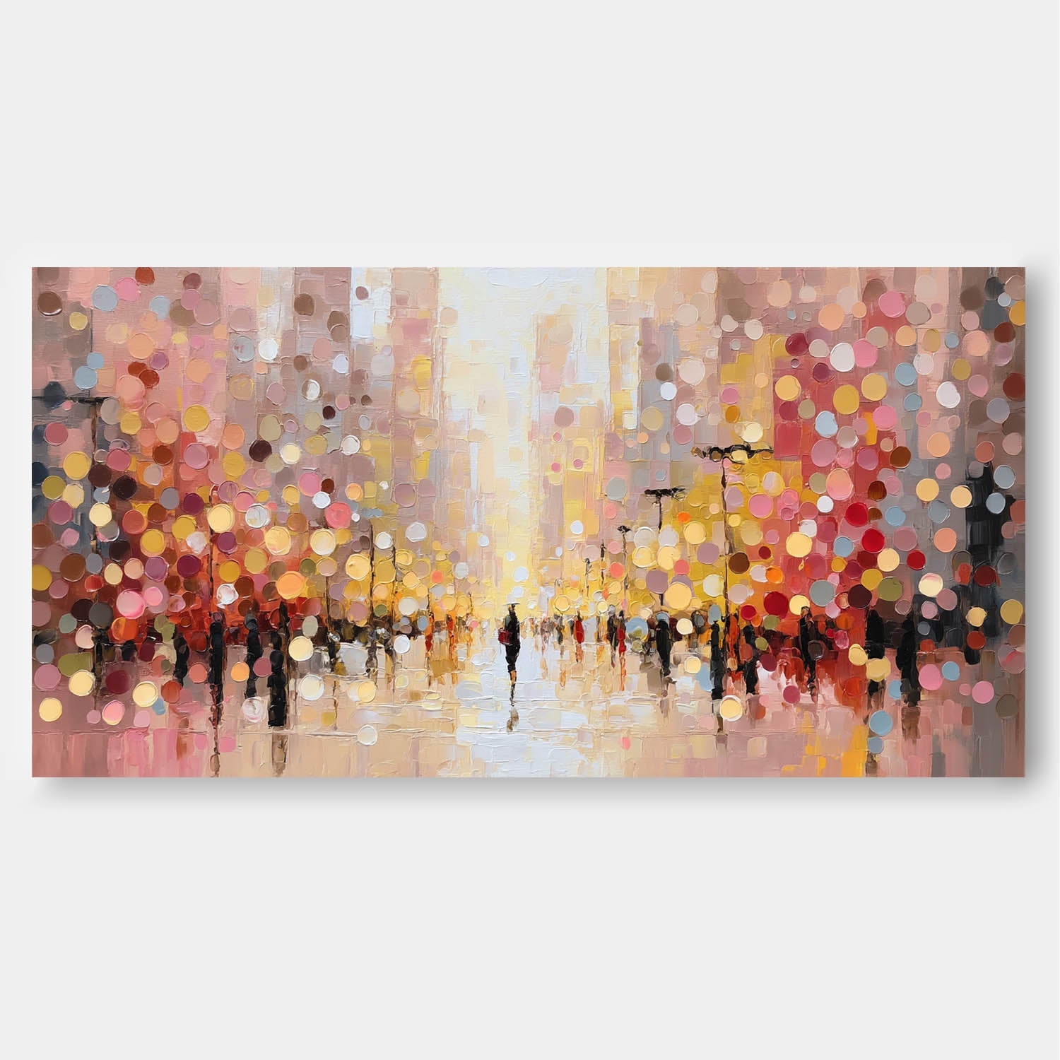 Wall Art People Dreamy Romantic Night City