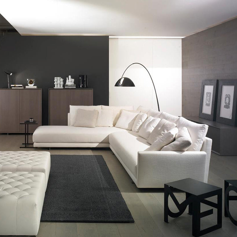 Avi Modrn Fishing Rod Metal Floor Lamp, Black - Neutralighting