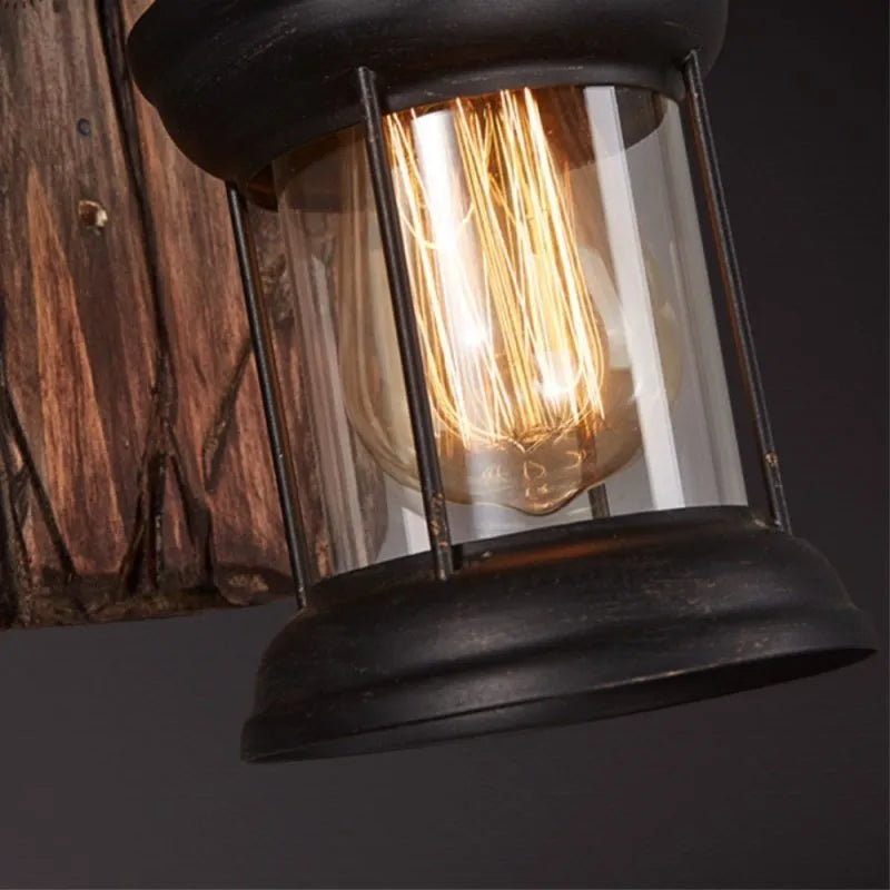Austin Vintage Lantern Metal Classic Industrial Wall Lamp - Neutralighting