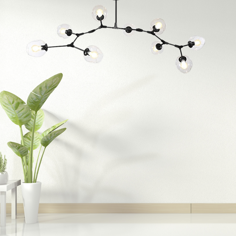 Kirae Nordic Modern Glass Pendant Light Clear Bubble - Neutralighting