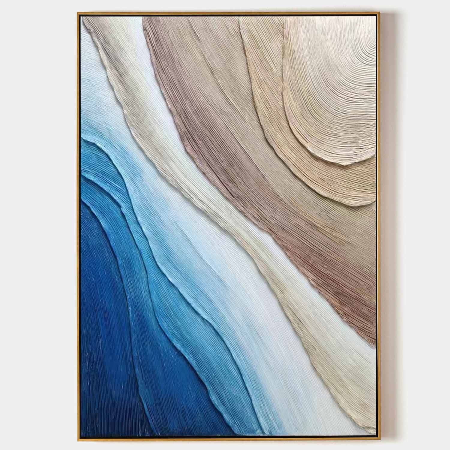 Wall Art Plaster Serene Calm Minimalist