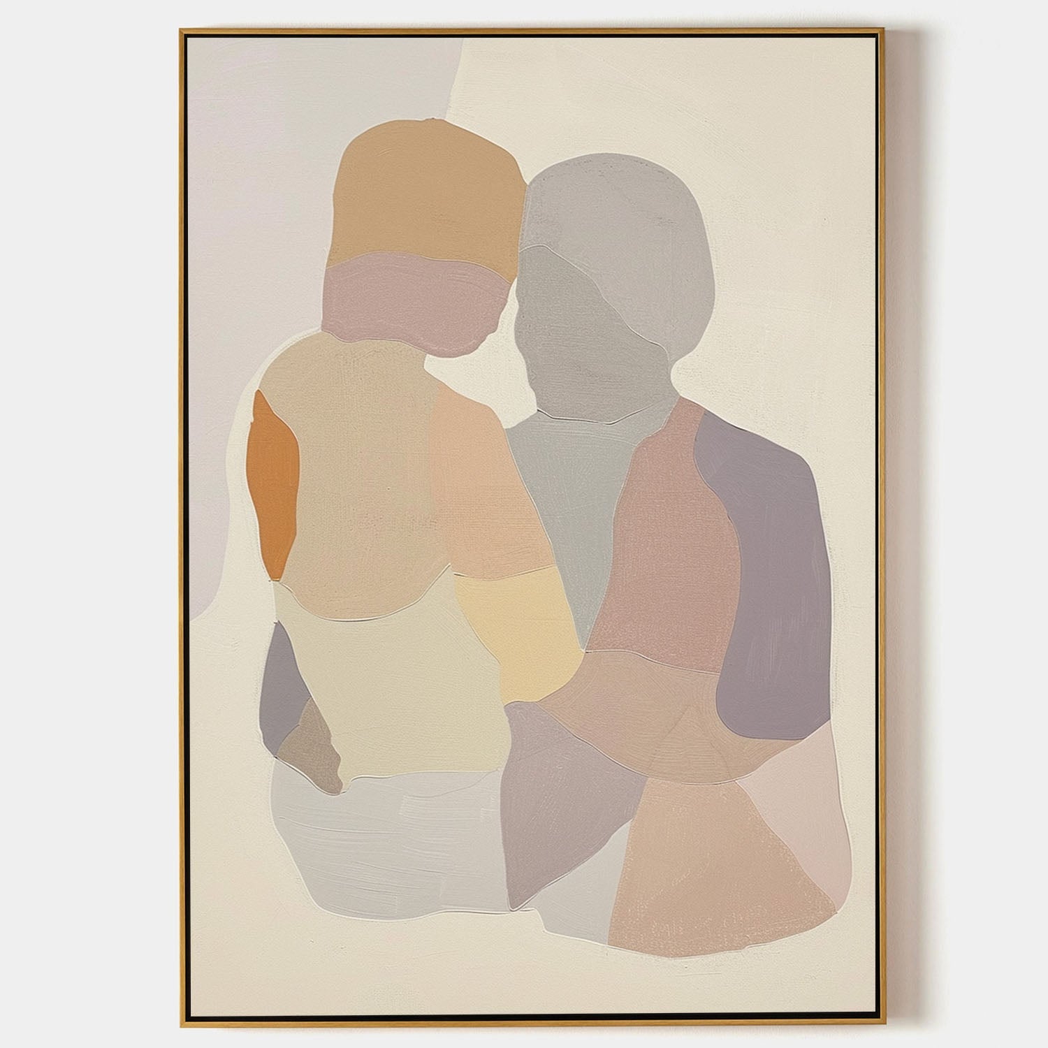Wall Art Figures in Gentle Harmony