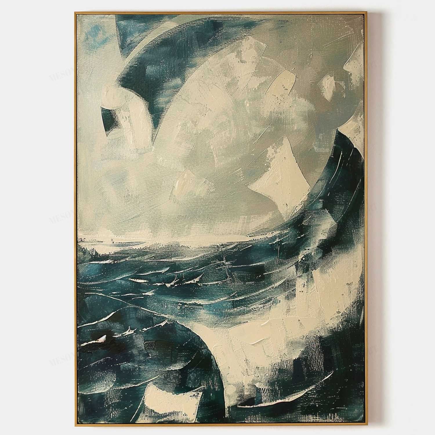 Plaster Art Texture Painting SG282 - Neutralighting