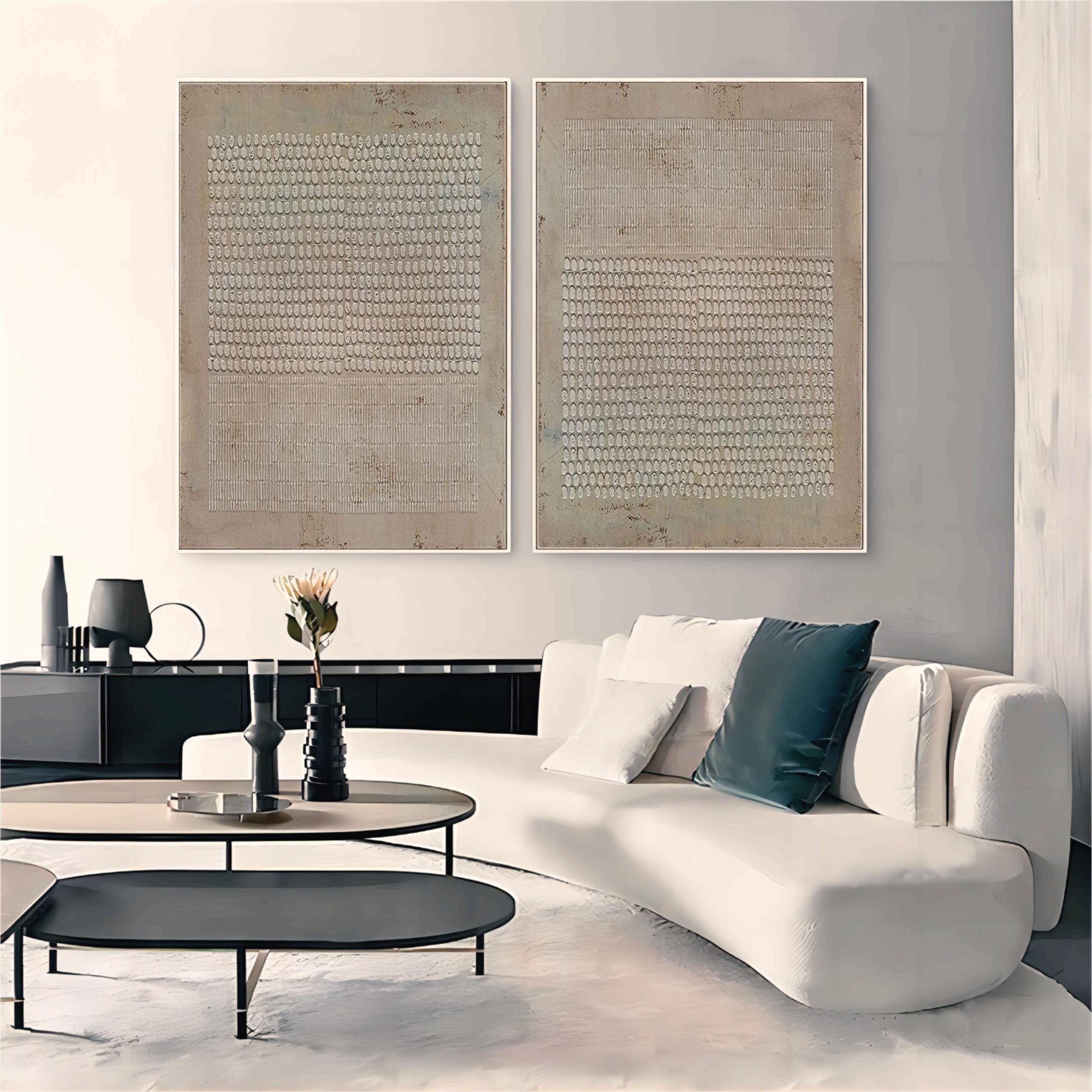 Abstract Painting Set Of 2 SP069 - Neutralighting