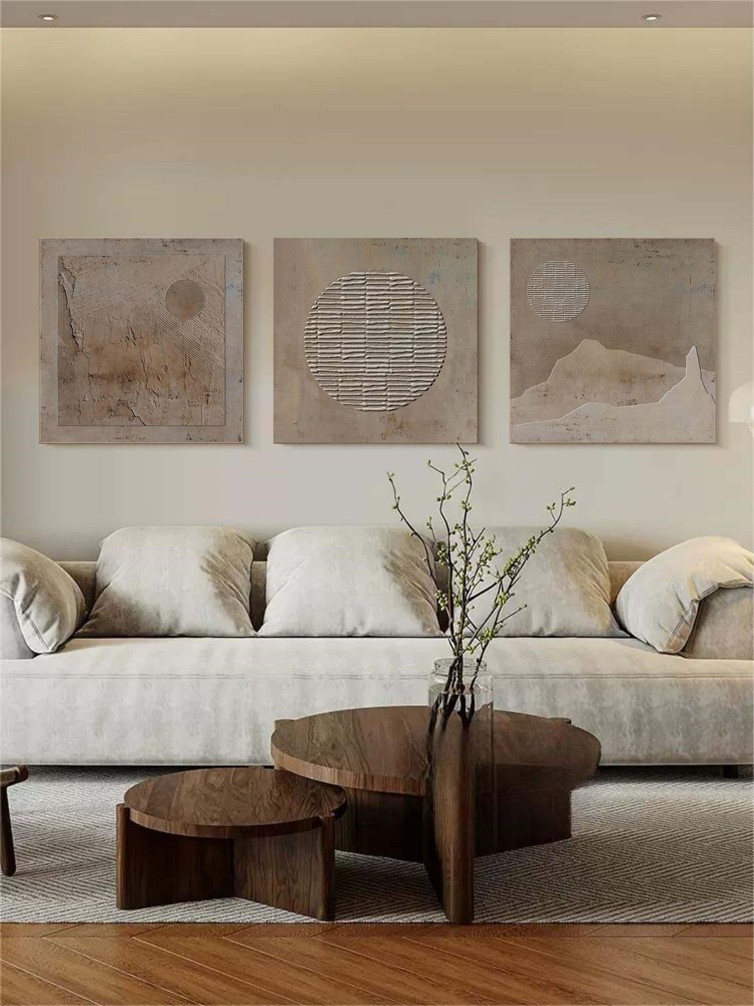 Abstract Painting Set Of 3 SP062 - Neutralighting