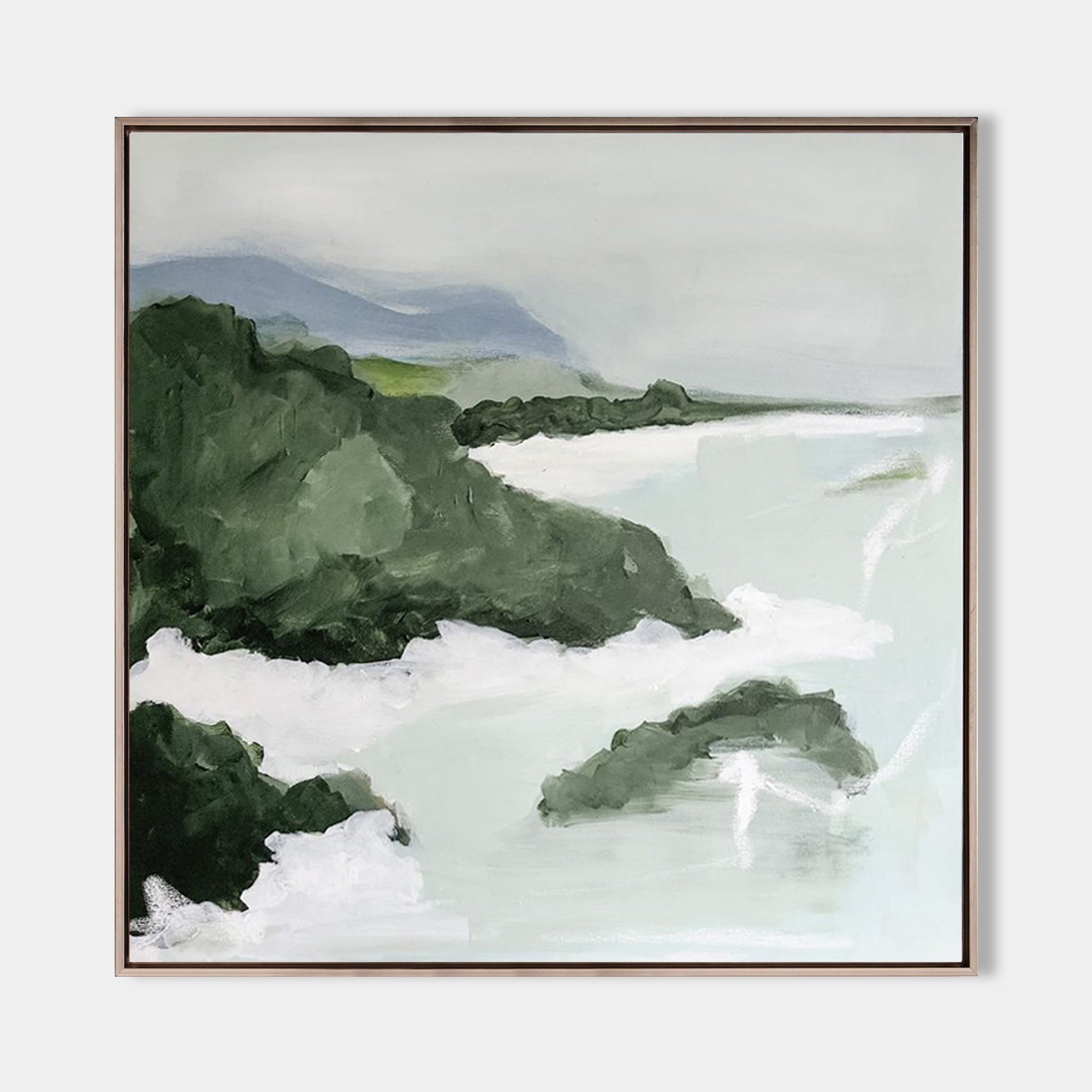 Green Landscape Abstract Art ABLS21 - Neutralighting
