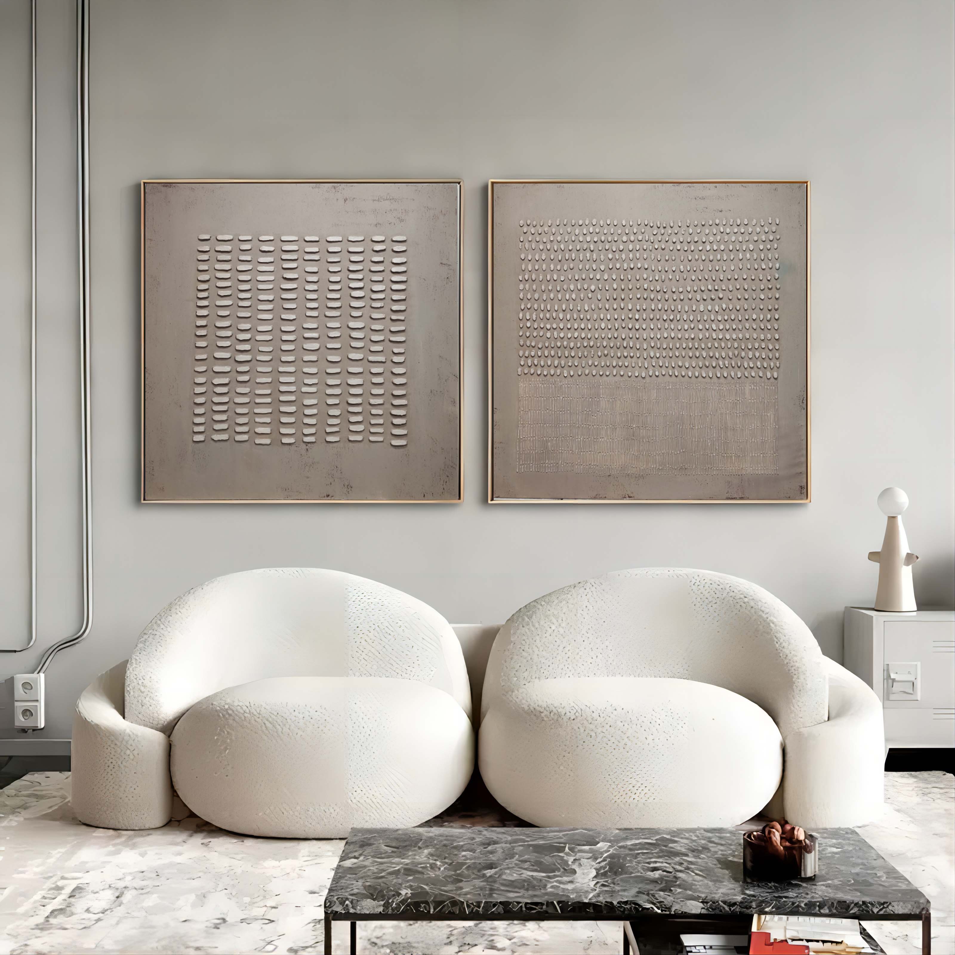 Abstract Painting Set Of 2 SP064 - Neutralighting
