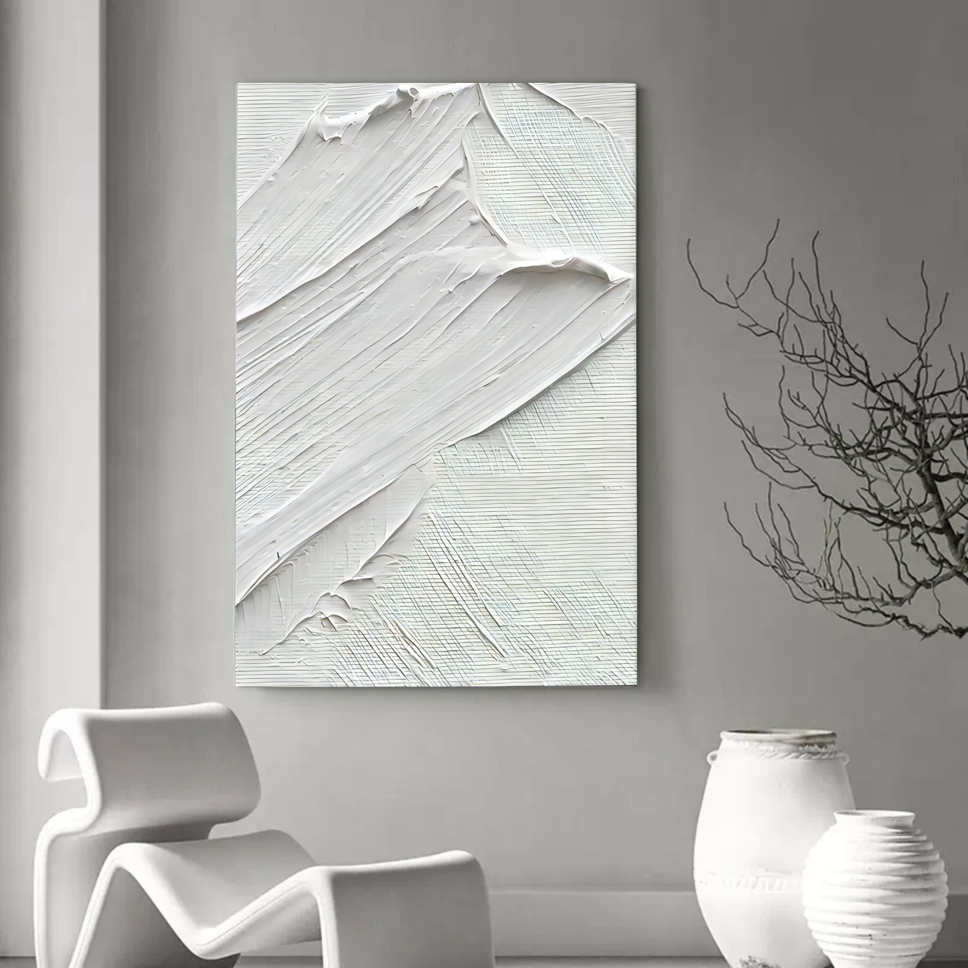 Plaster Art Texture Painting SG041 - Neutralighting