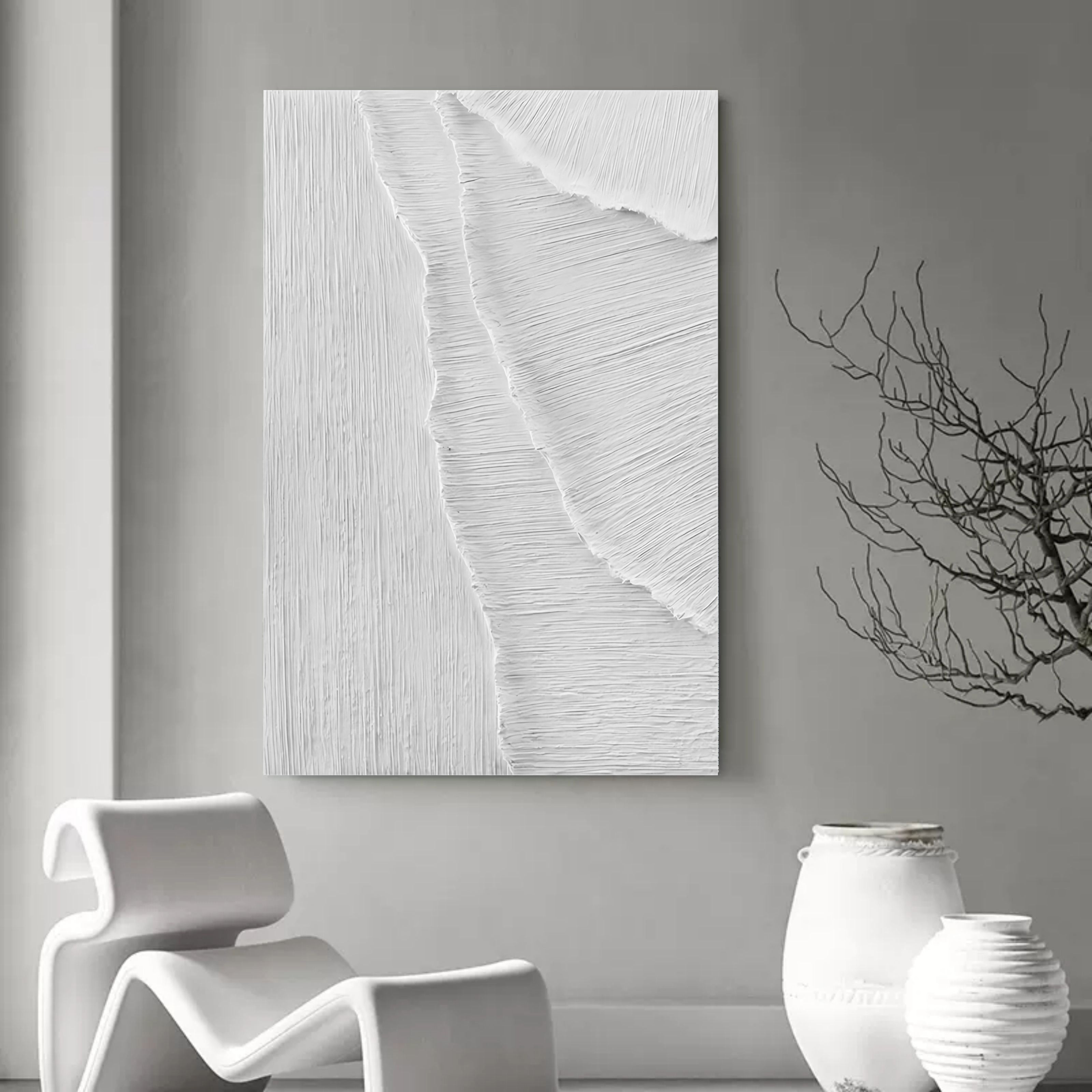 Plaster Art Texture Painting TX098 - Neutralighting