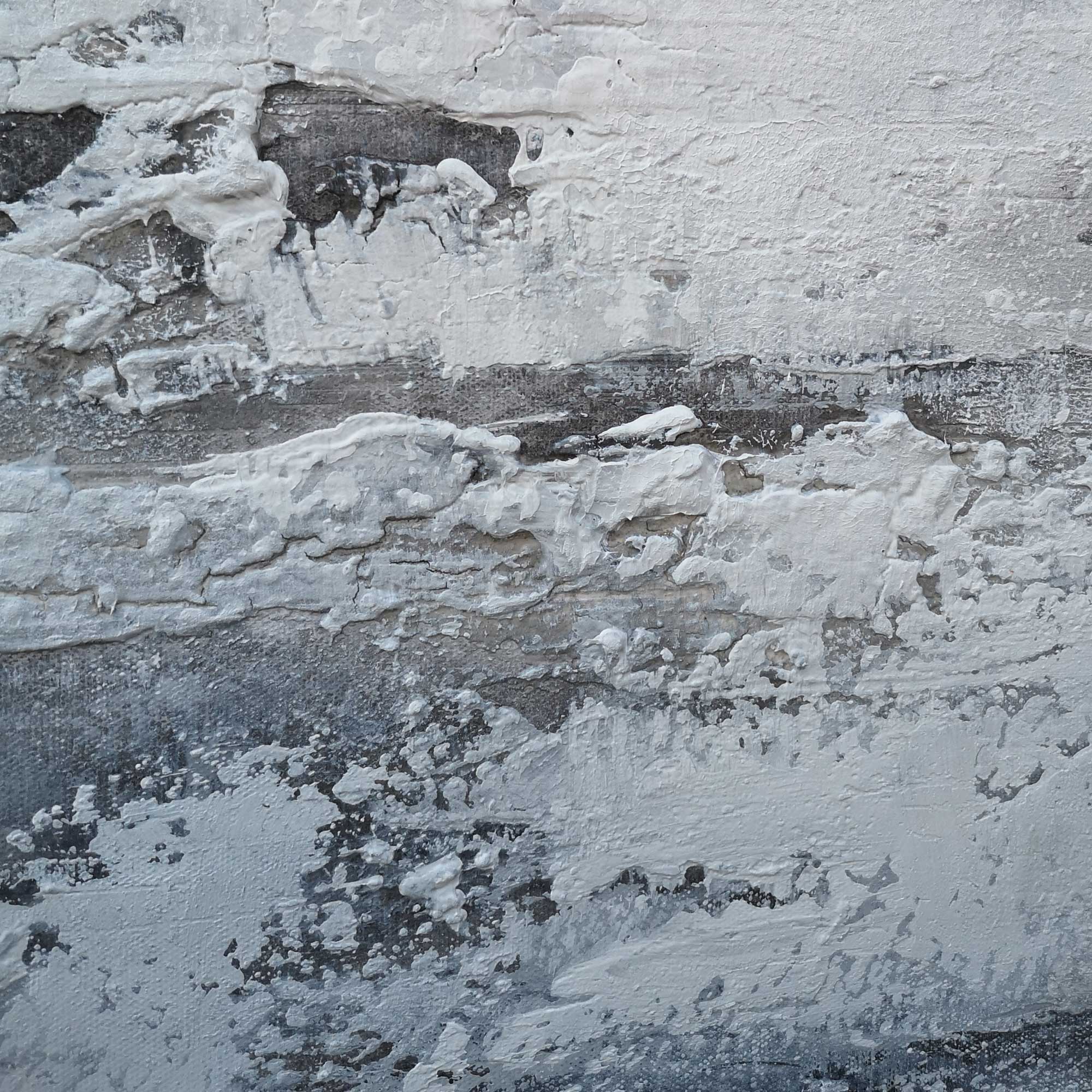 Grey White Abstract Painting 36'' X 48'' IS54 - Neutralighting