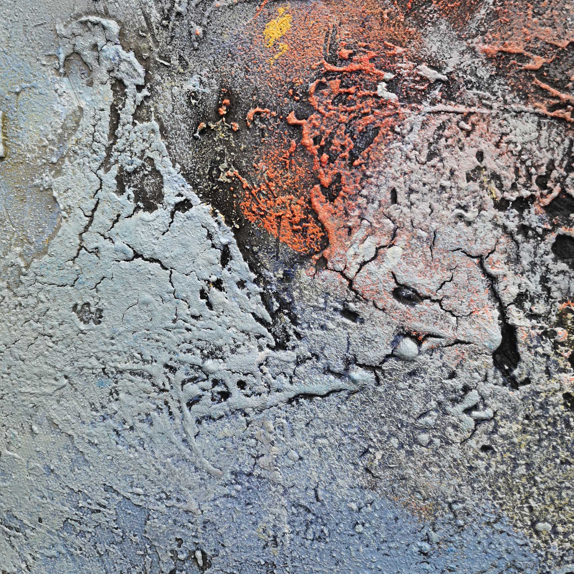 Square Abstract Painting 40'' X 40'' IS42 - Neutralighting