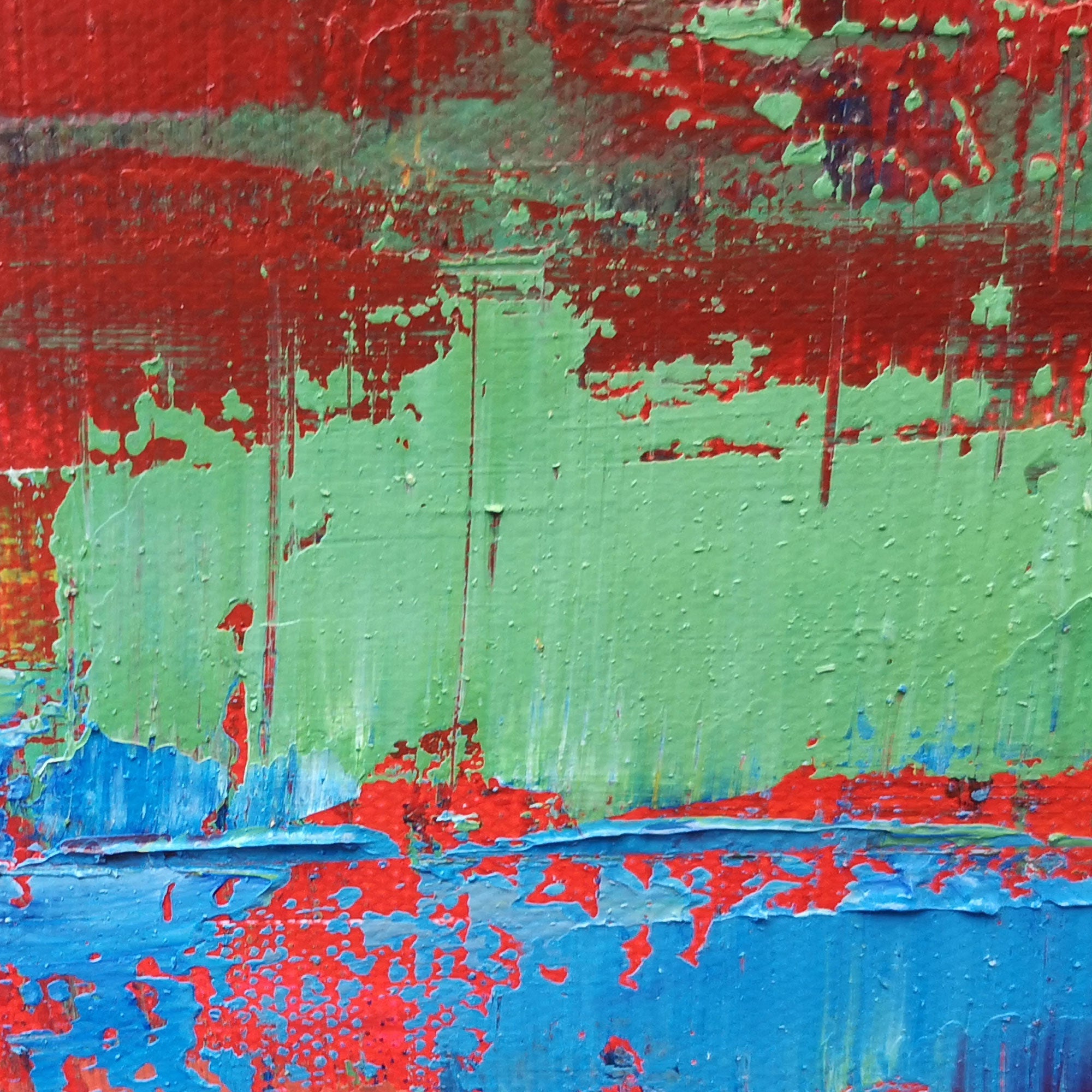 Red Abstract Art