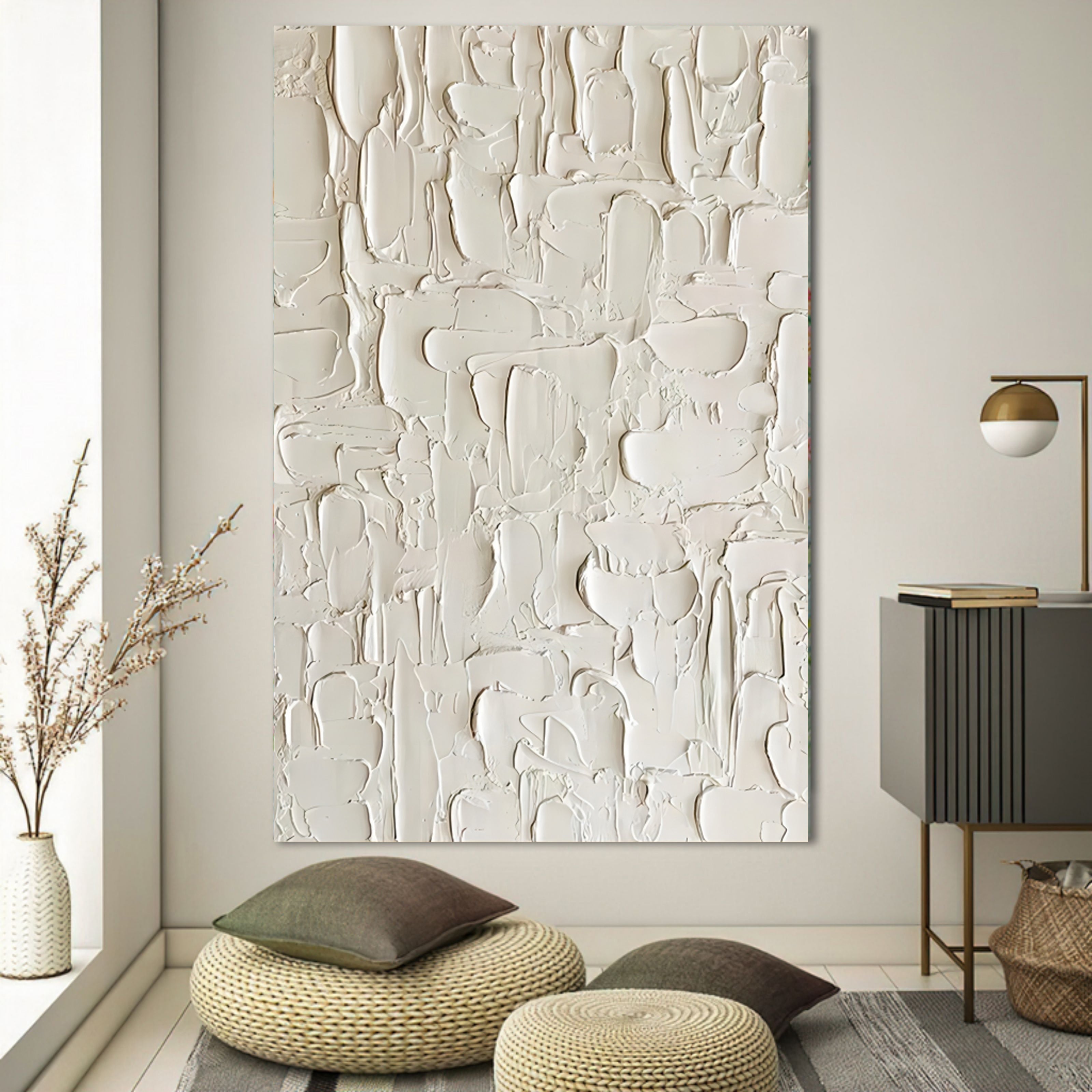 Plaster Art Texture Painting SG166 - Neutralighting