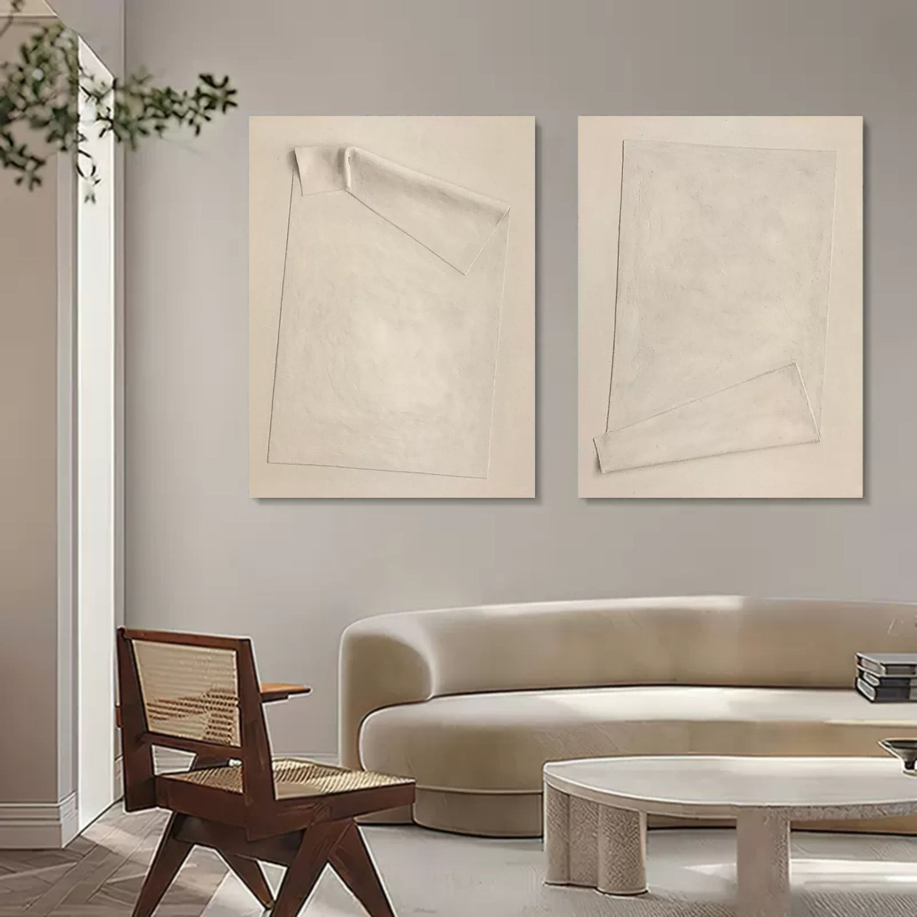 Abstract Painting Set Of 2 SP032 - Neutralighting