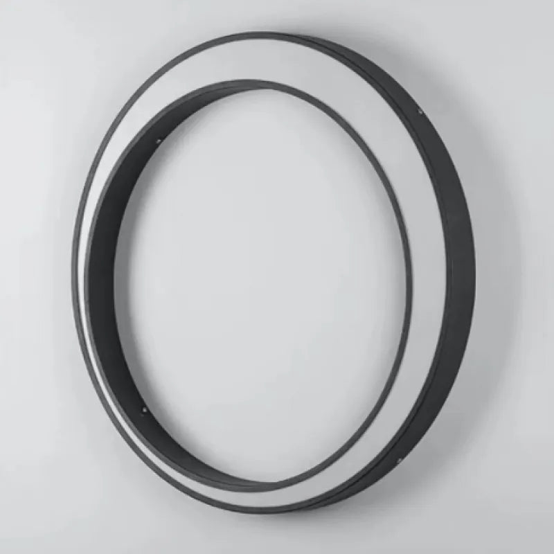 Ray Art Deco Ring Metal Lunar Glow Outdoor Wall Light - Neutralighting