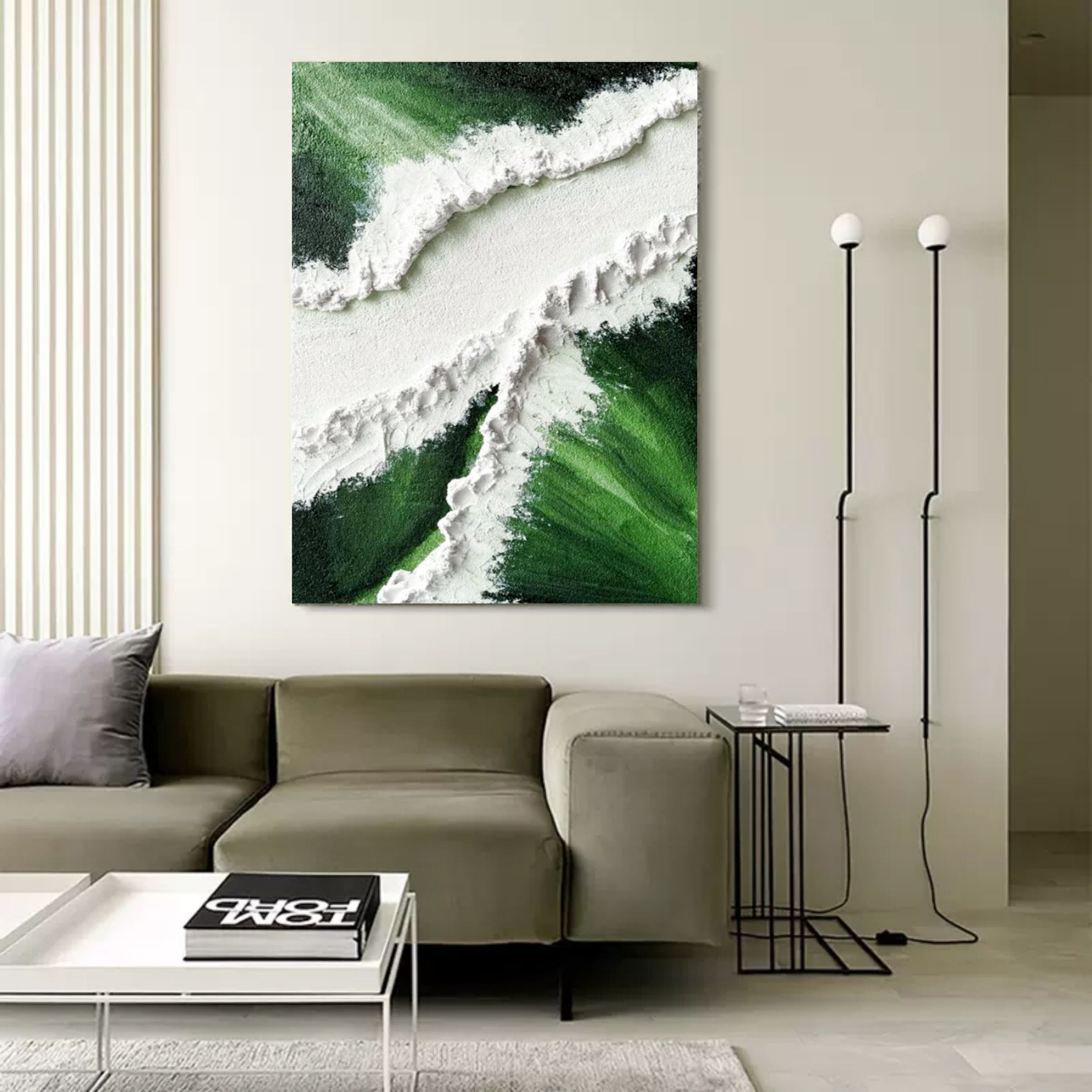 Plaster Art Texture Painting SG163 - Neutralighting