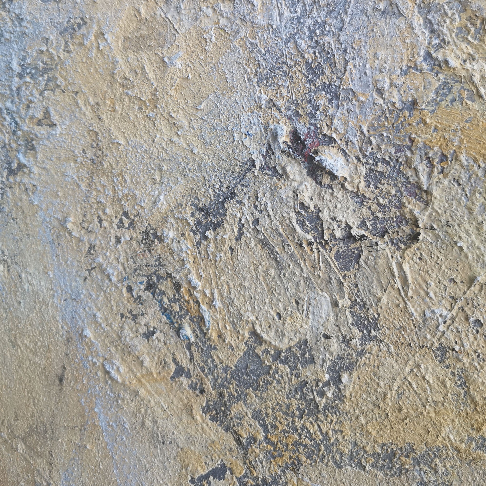 Wabi-Sabi Textured Abstract Oil Painting
