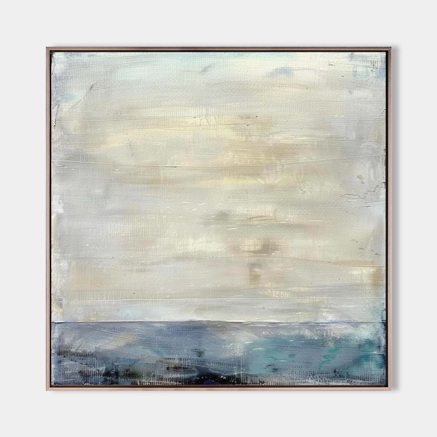 Wall Art Wabi-Sabi Serene Seascape Impasto