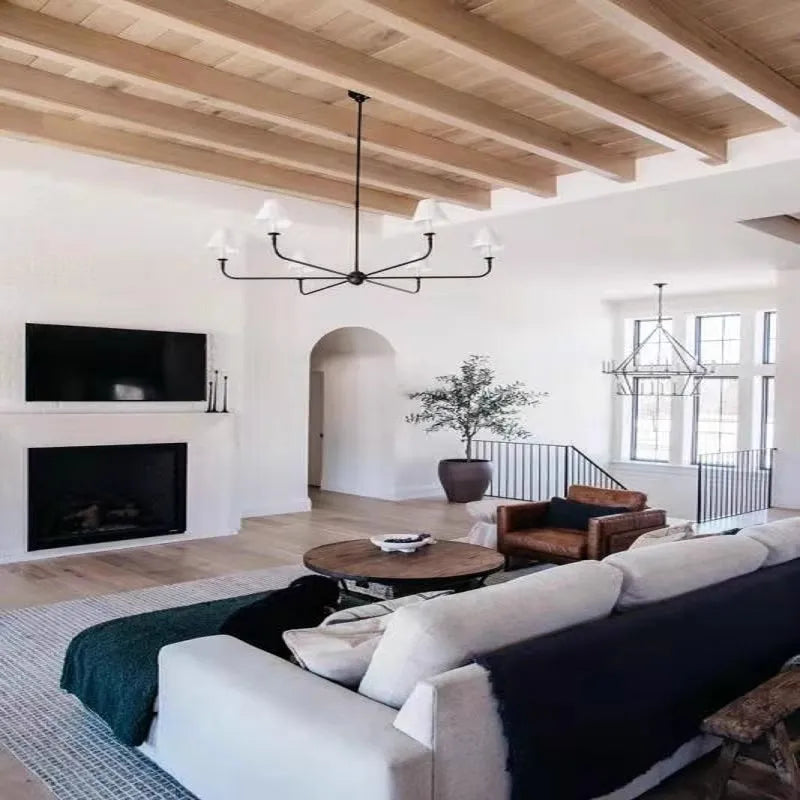 Silva Vintage Retro Metal Elegant Chandeliers Living Room - Neutralighting