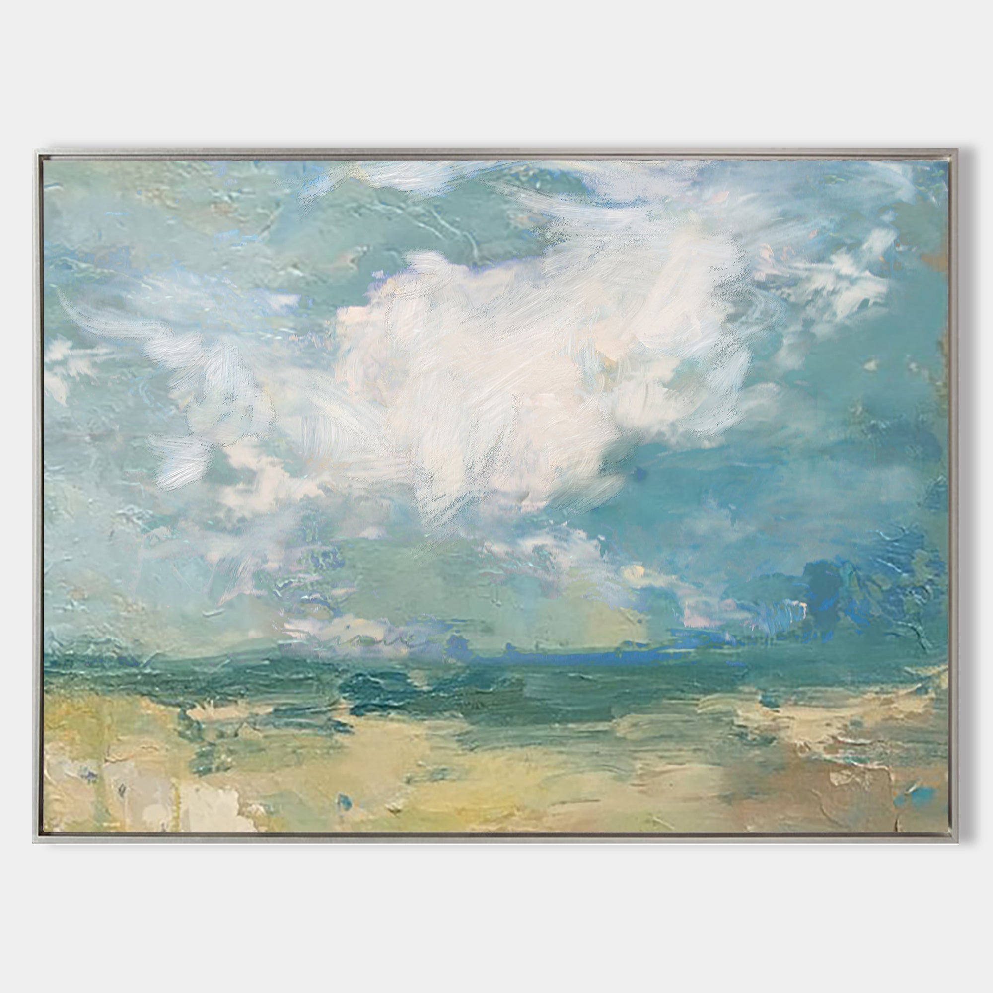 Large Sky And Sea Painting ABSH05 - Neutralighting