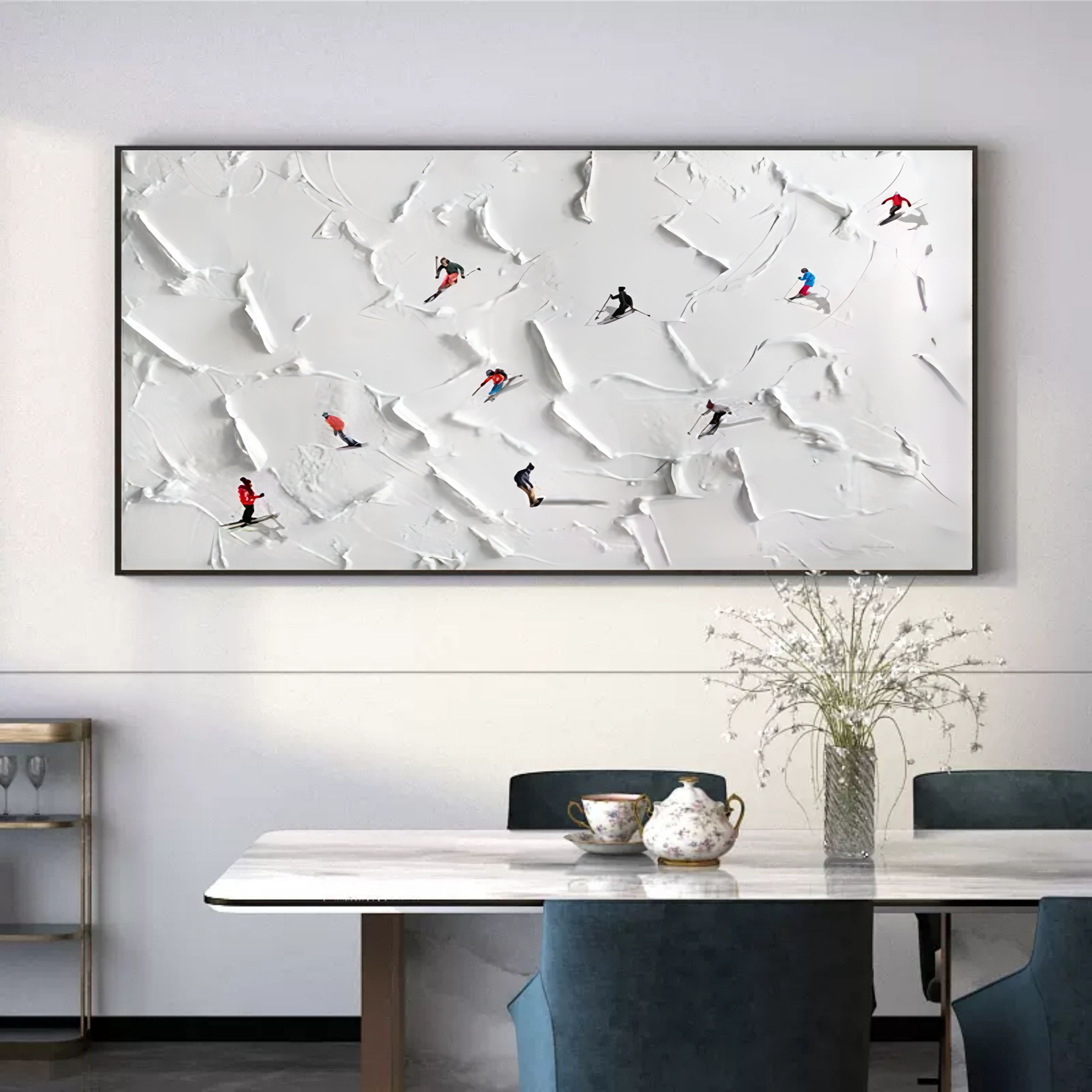 Plaster Art Texture Painting SG094 - Neutralighting