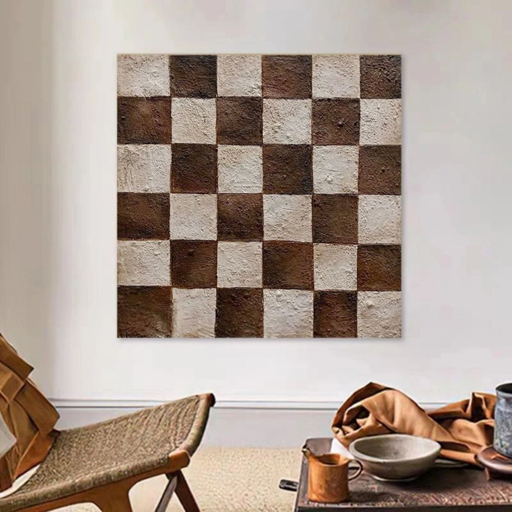 Wall Art Wabi-Sabi Minimalist Relief