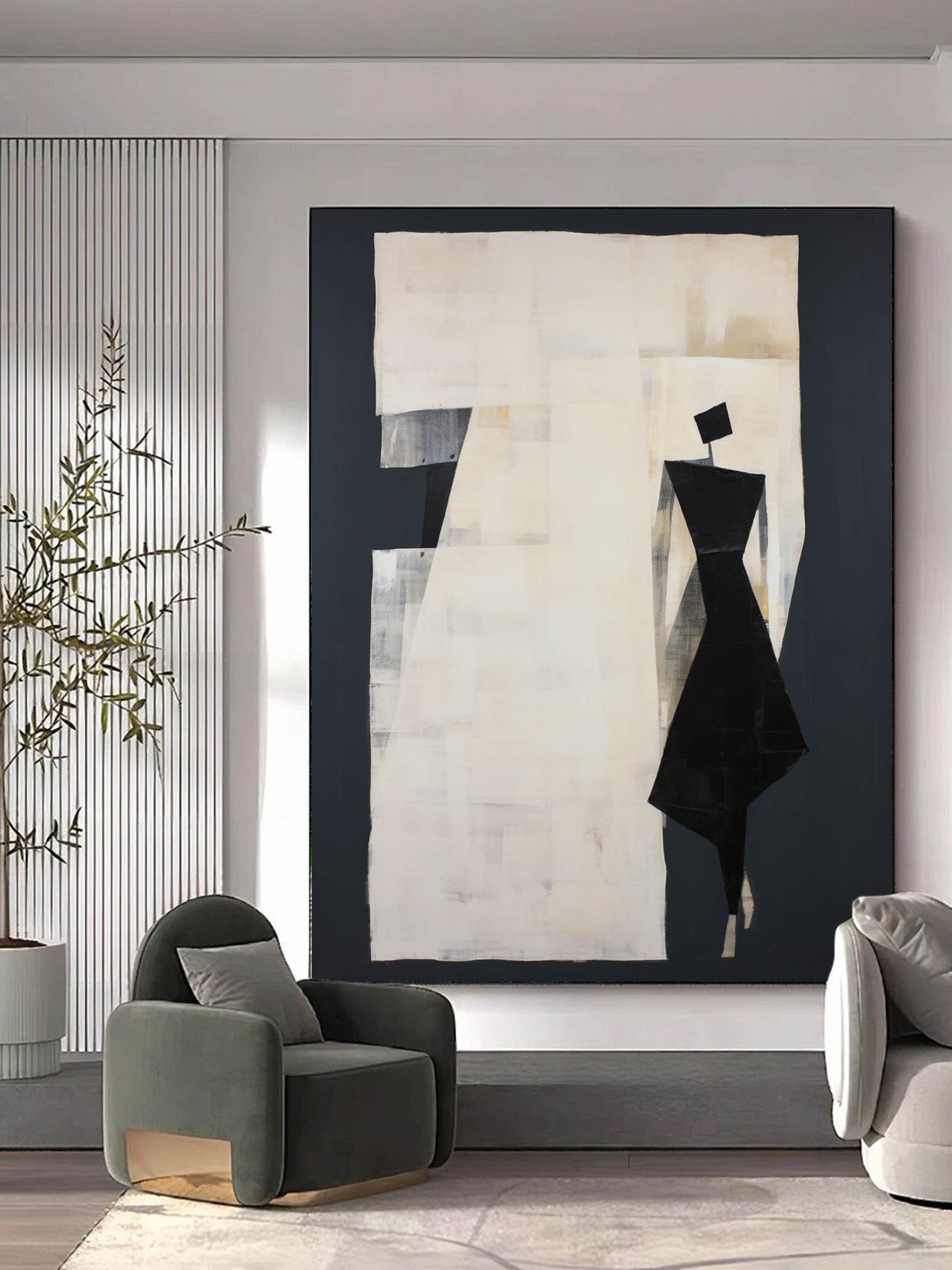 Contemporary Minimalist Art MA020 - Neutralighting
