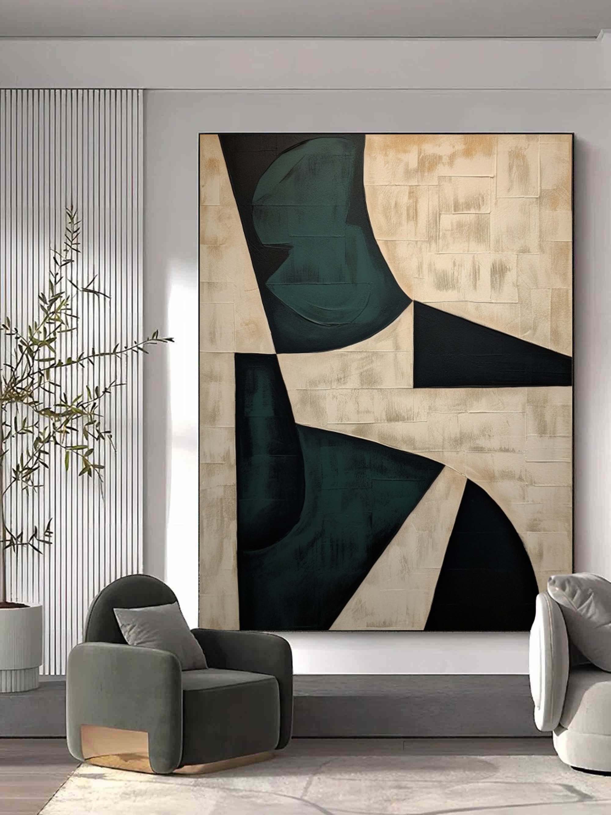 Wall Art Wabi-Sabi Geometric Minimalist Serene