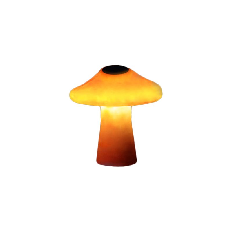 Ray Mushroom Outdoor Ground Light, Hardwired/Solar, Orange - Neutralighting