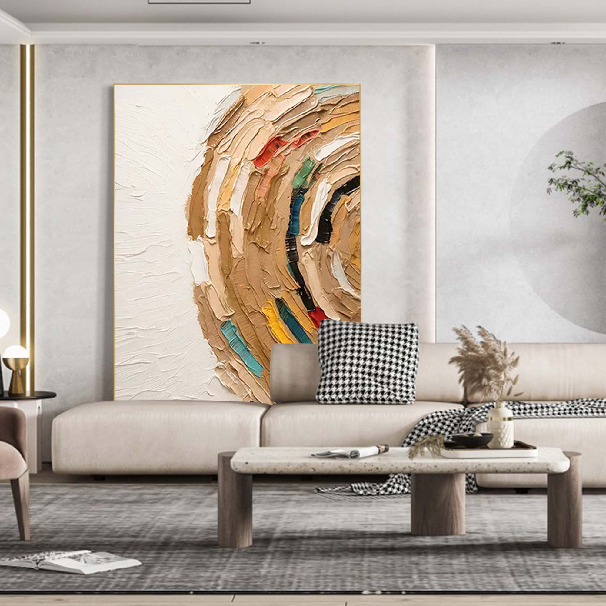 Abstract Canvas Art AB183 - Neutralighting