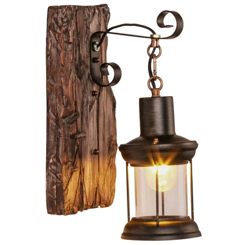 Austin Vintage Lantern Metal Classic Industrial Wall Lamp - Neutralighting