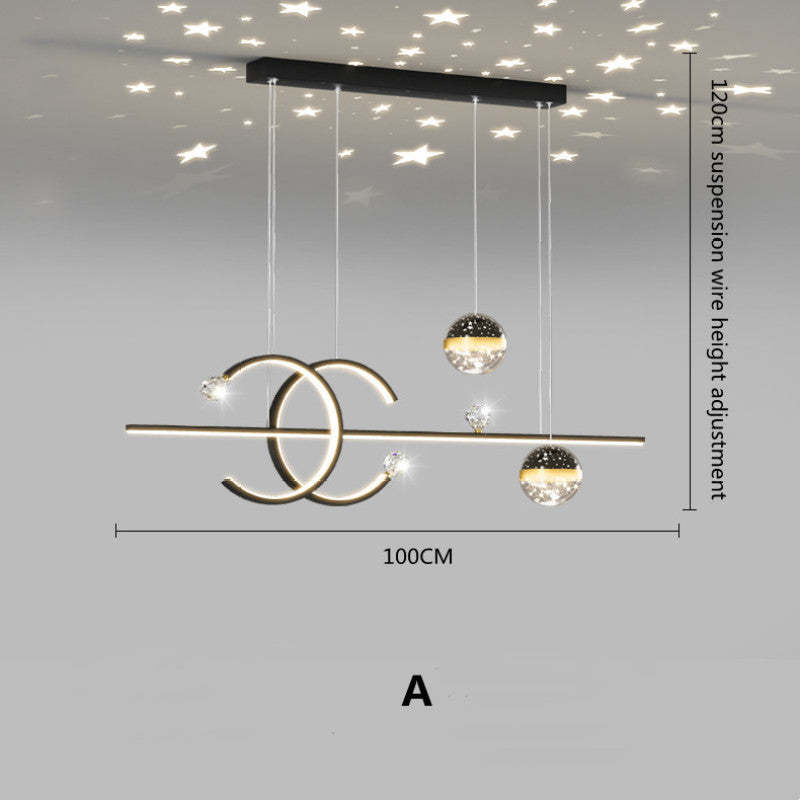 Arisha Luxury Globe Metal/Glass Pendant Light, Black/Gold - Neutralighting